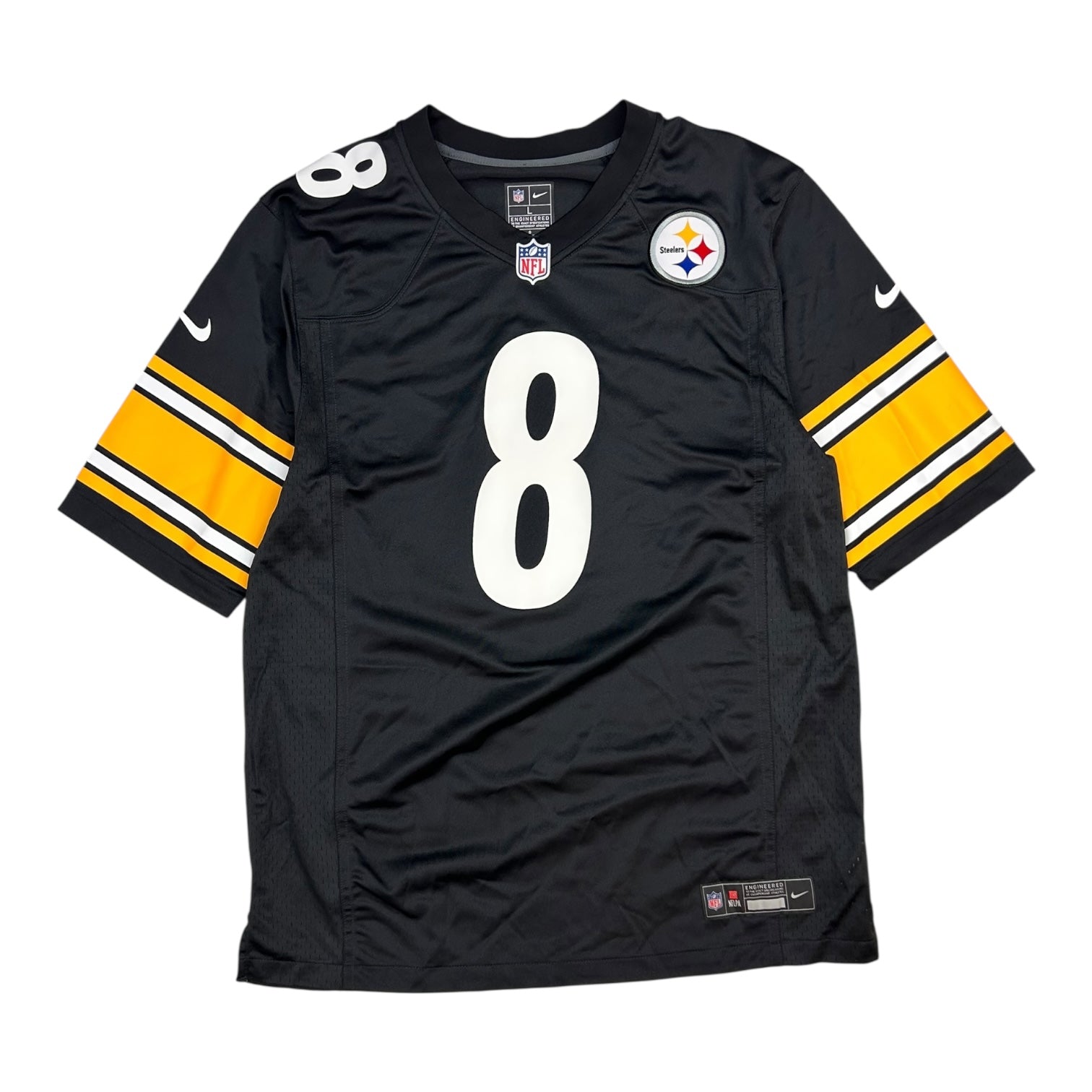 Nike Pittsburgh Steelers Kenny Pickett Home Jersey Black