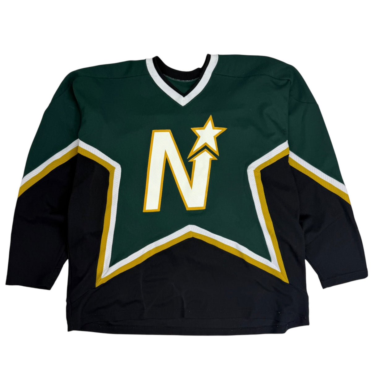Vintage Minnesota North Stars Jersey Green