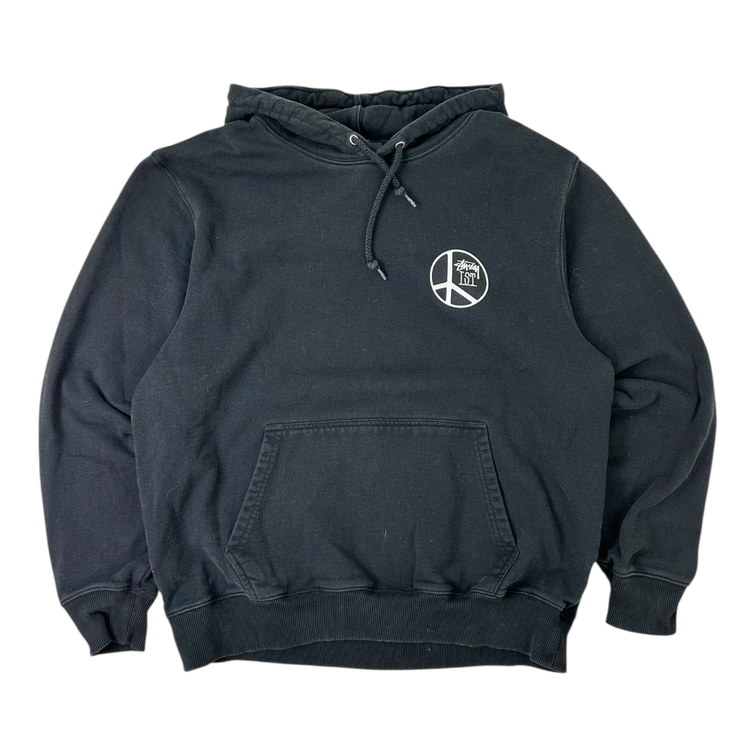 Stussy Peace Dot Hoodie Black
