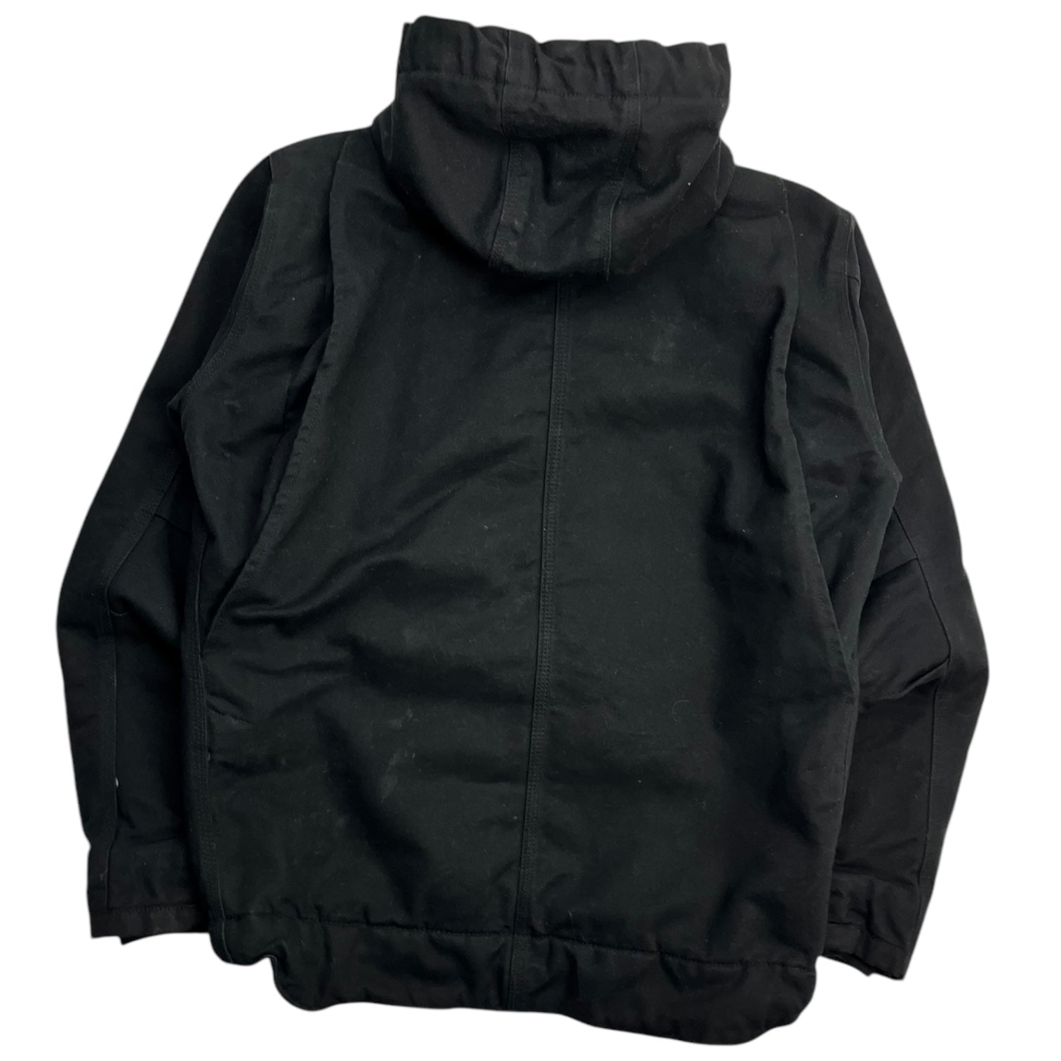 Carhartt Relaxed Fit Hooded Work Jacket Black