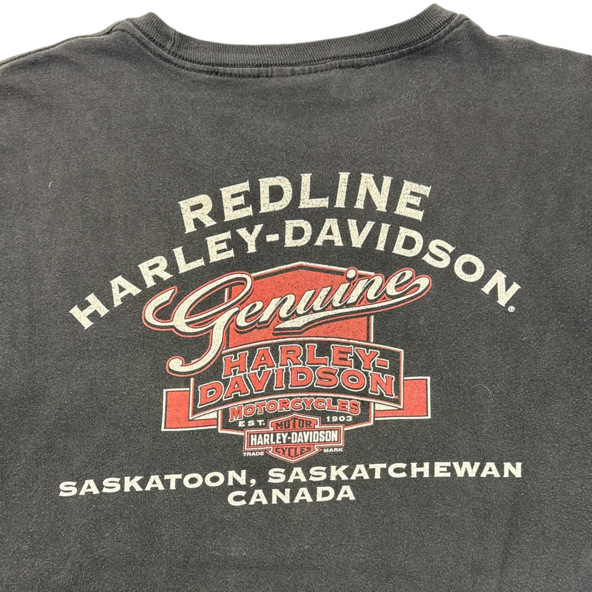 Vintage Harley Davidson "Live To Ride" Saskatoon T-Shirt