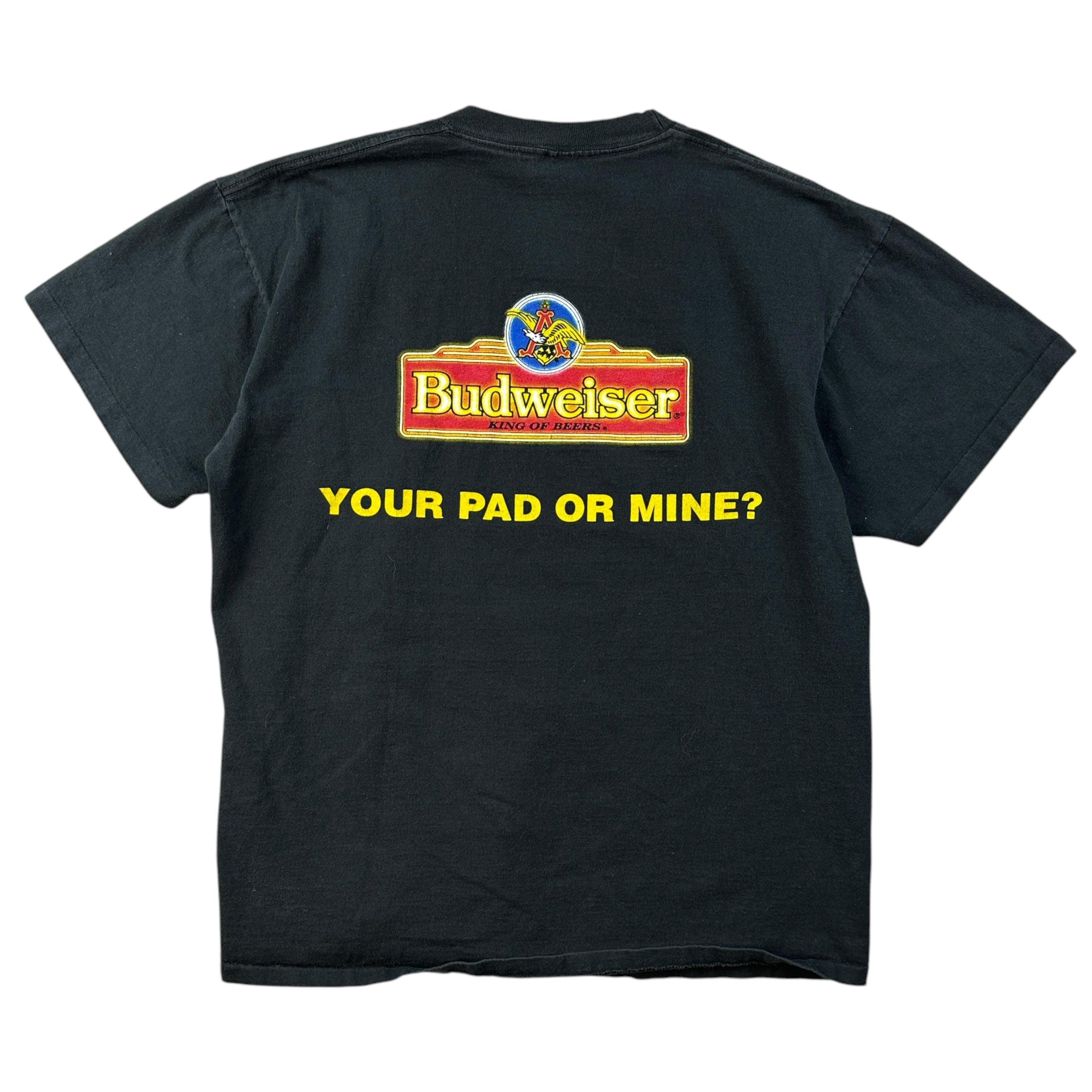 1995 Budweiser “Your Pad Or Mine?” Tee Black