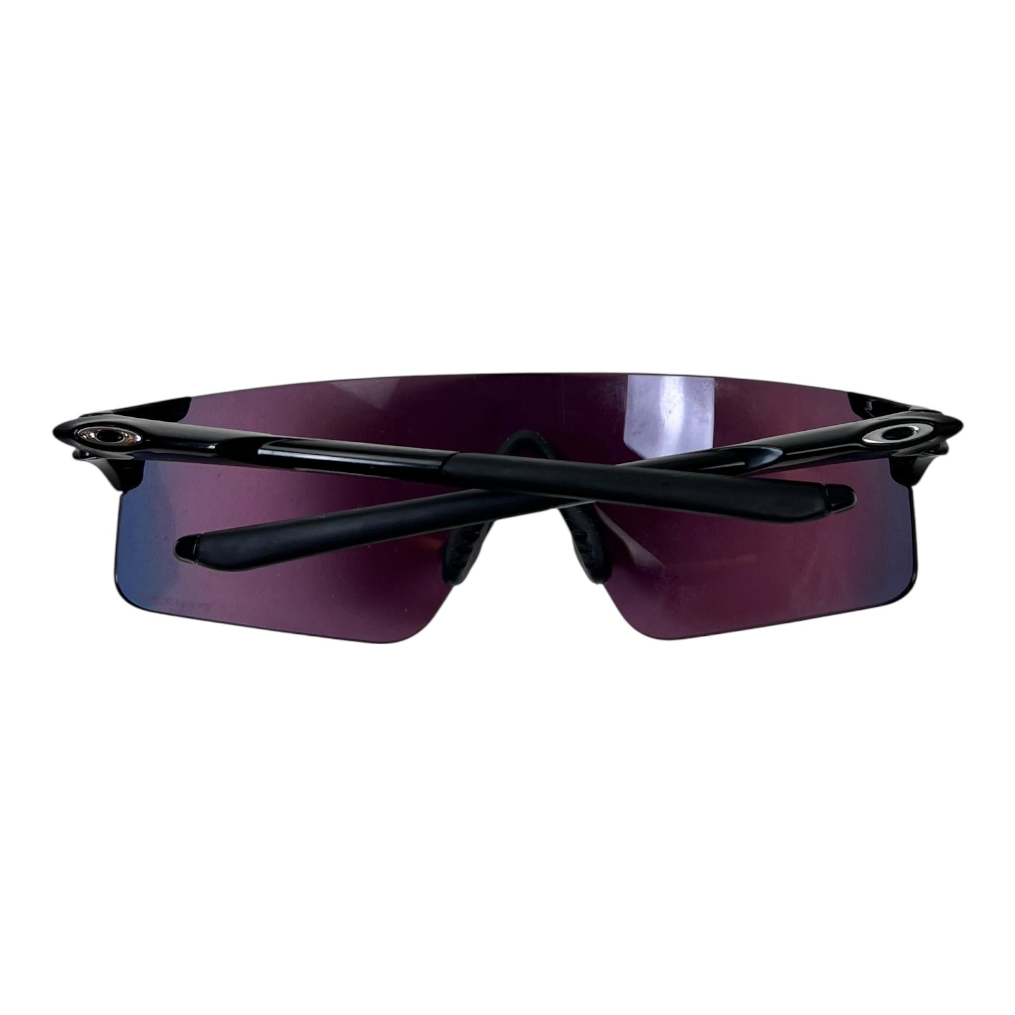 Oakley EVZero Blade Sunglasses Rimless Shield Polished Black Frame Prizm Road Lens