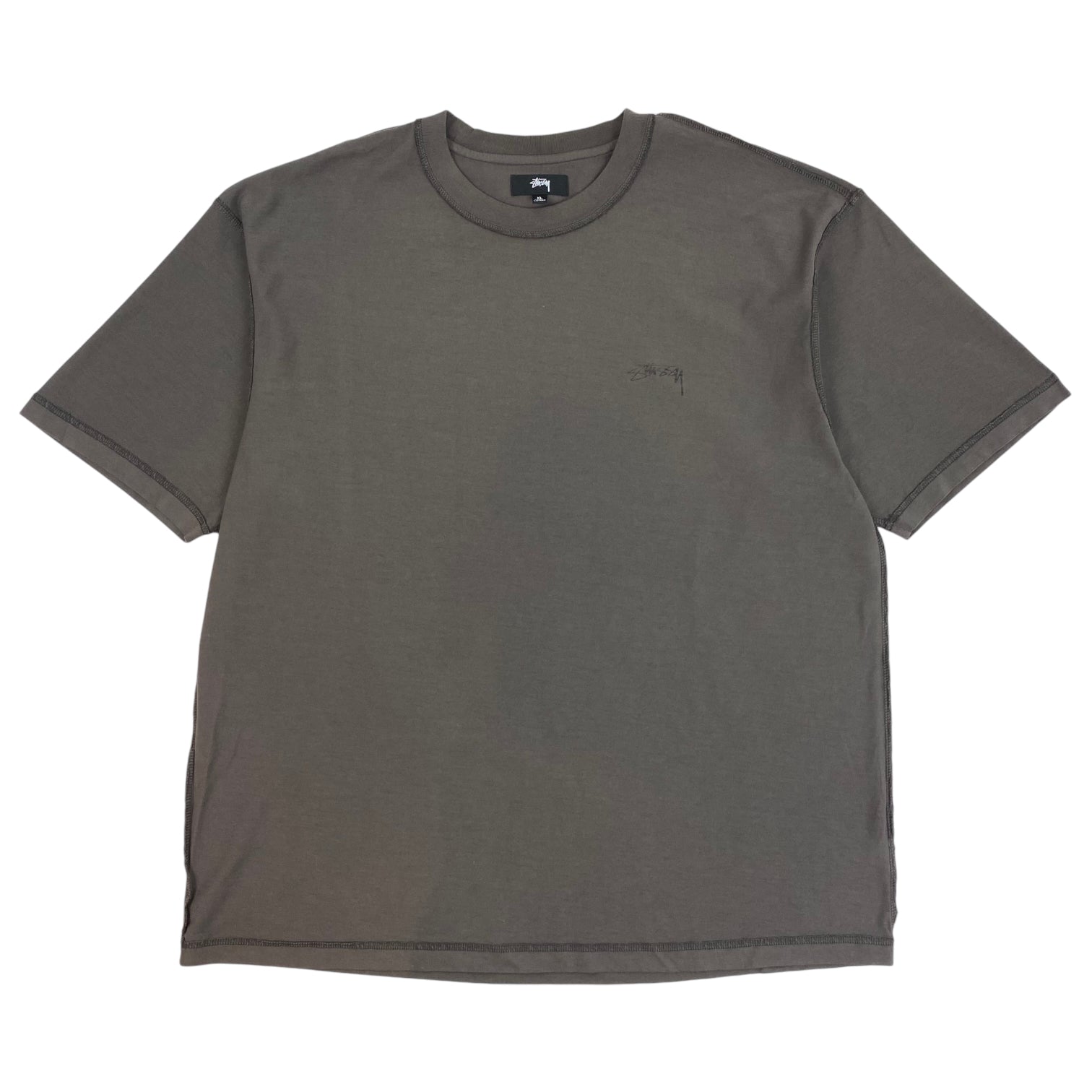 Stüssy Pigment Dyed Inside Out T-Shirt Brown