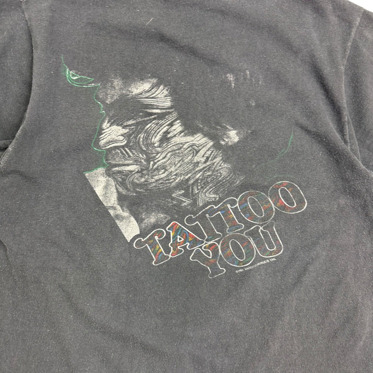 1981 The Rolling Stones Tattoo You Tour Tee Black