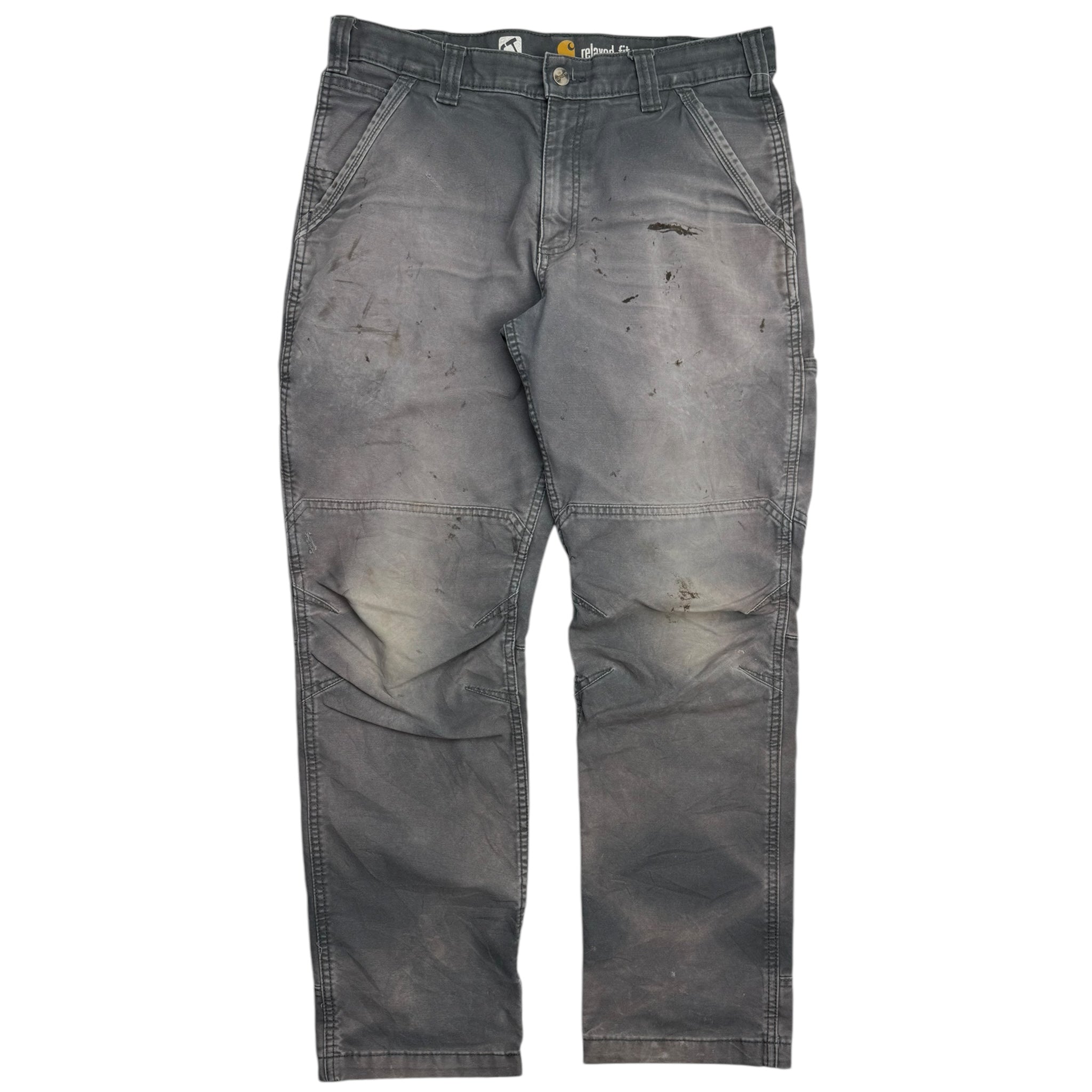 Carhartt Reinforced Knee Carpenter Pants Heavy Wash