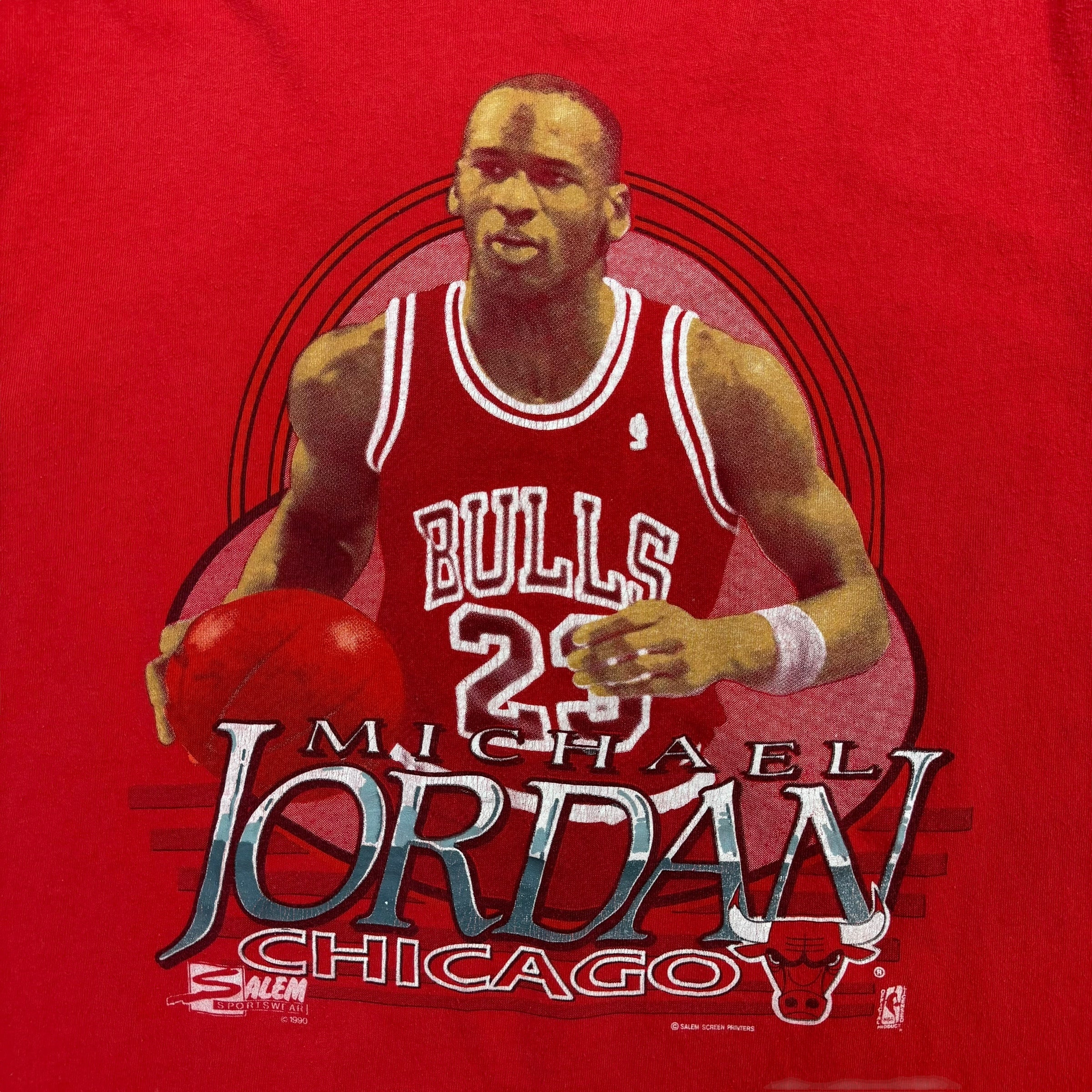 1990 Salem Sports Michael Jordan Tee Red