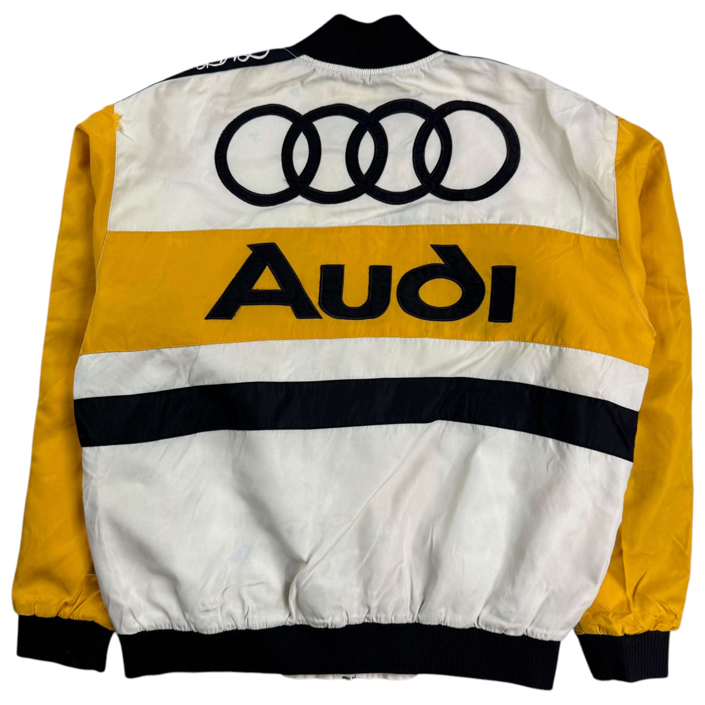 Vintage Club Foreign Audi Sports Bomber Jacket Tricolor