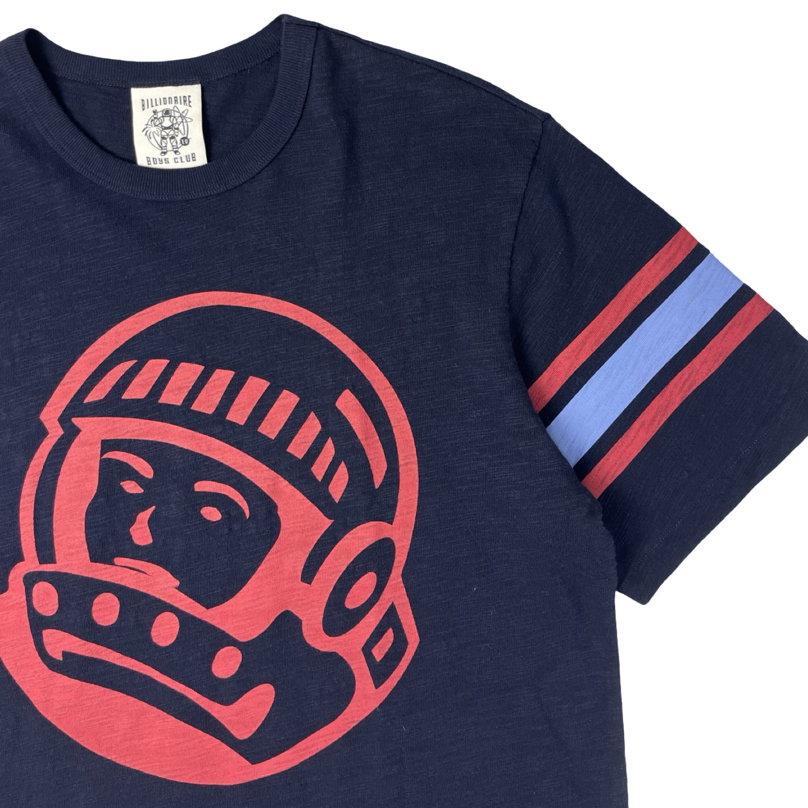 Billionaire Boys Club Striped T-Shirt Dark Blue