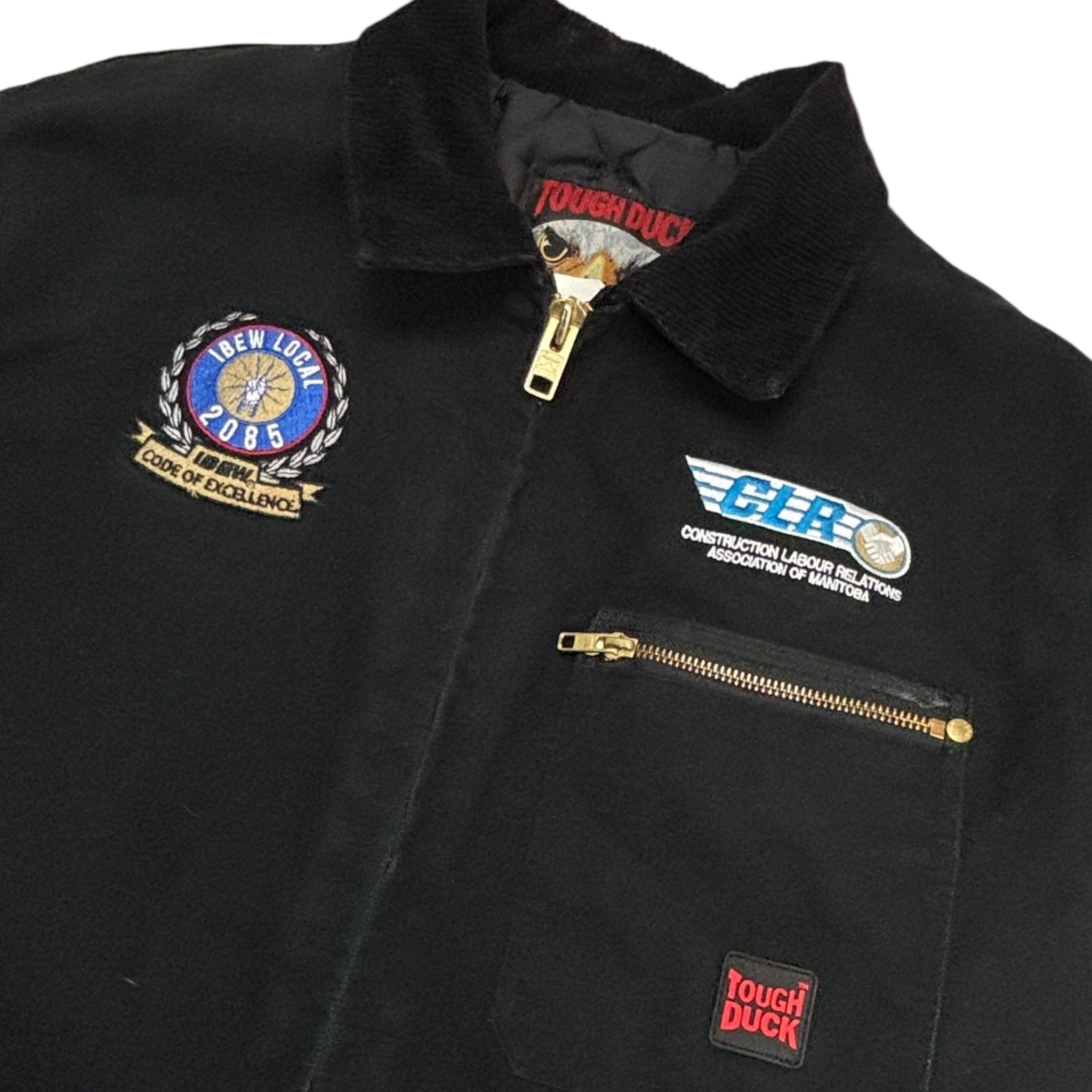 Vintage Tough Duck Construction Labor Relations Jacket