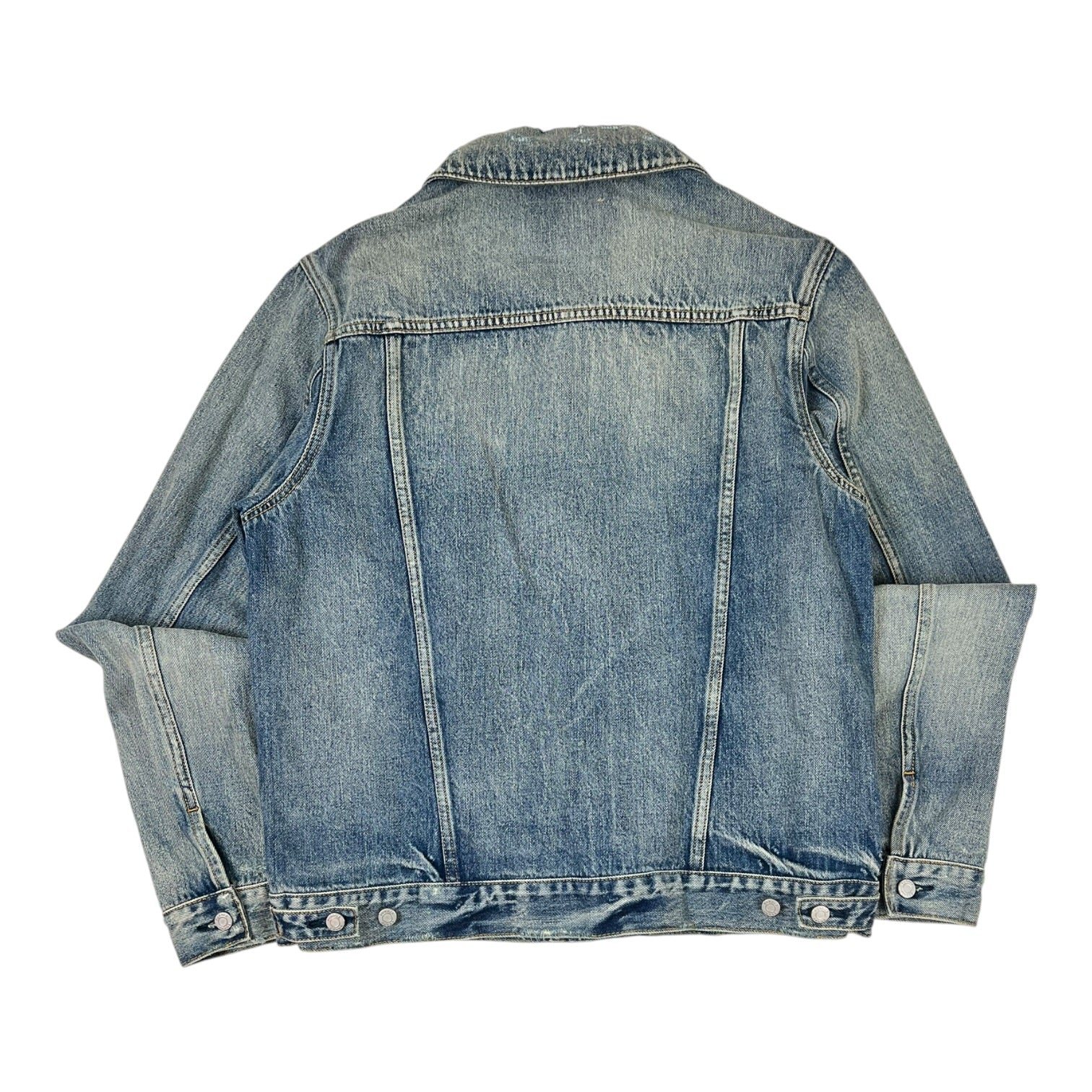 Purple Brand Logo Embossed Denim Jacket