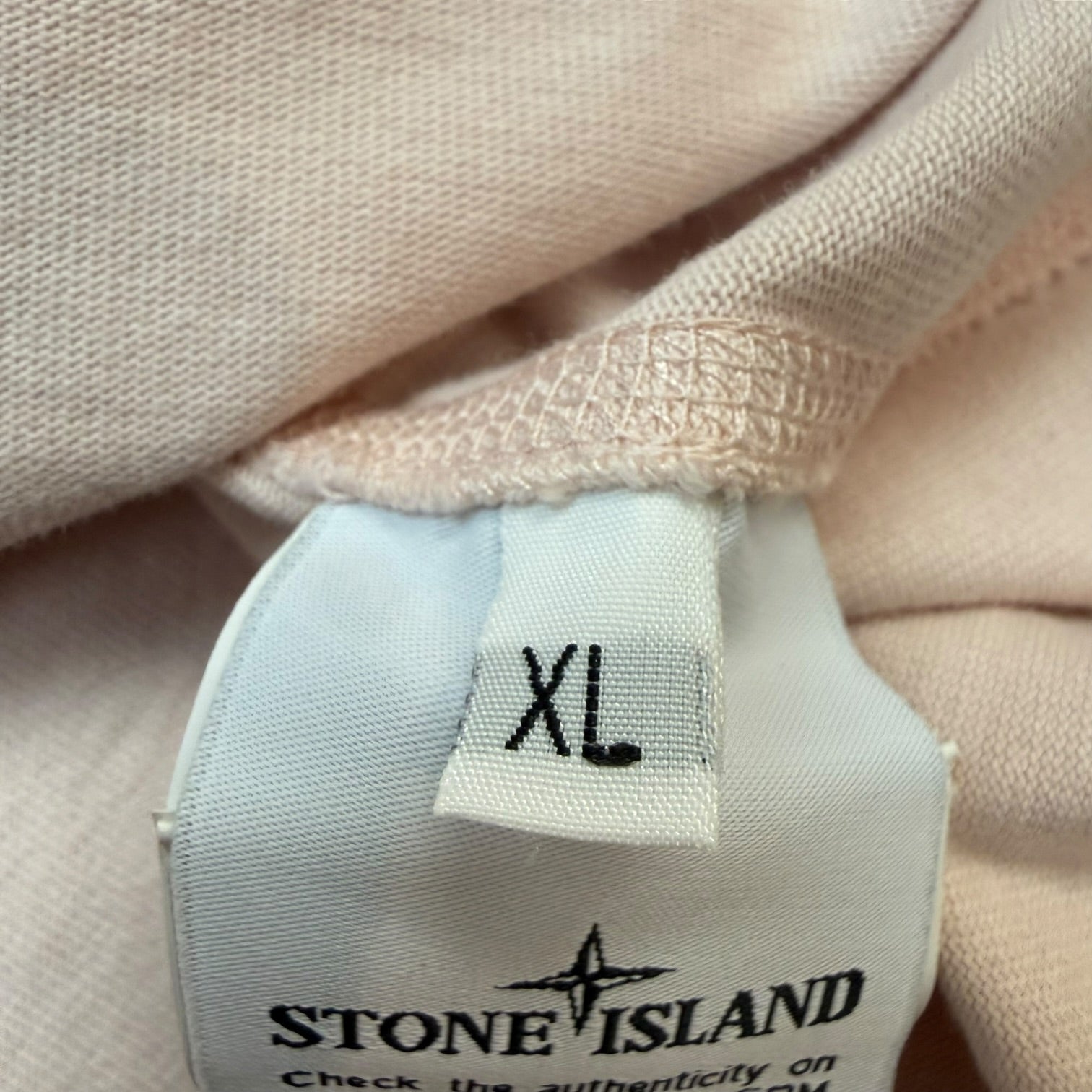 Stone Island Badge L/S Tee Light Pink