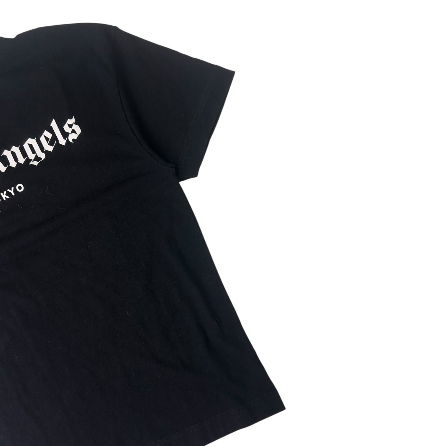 Palm Angels Spray Logo T-Shirt Black