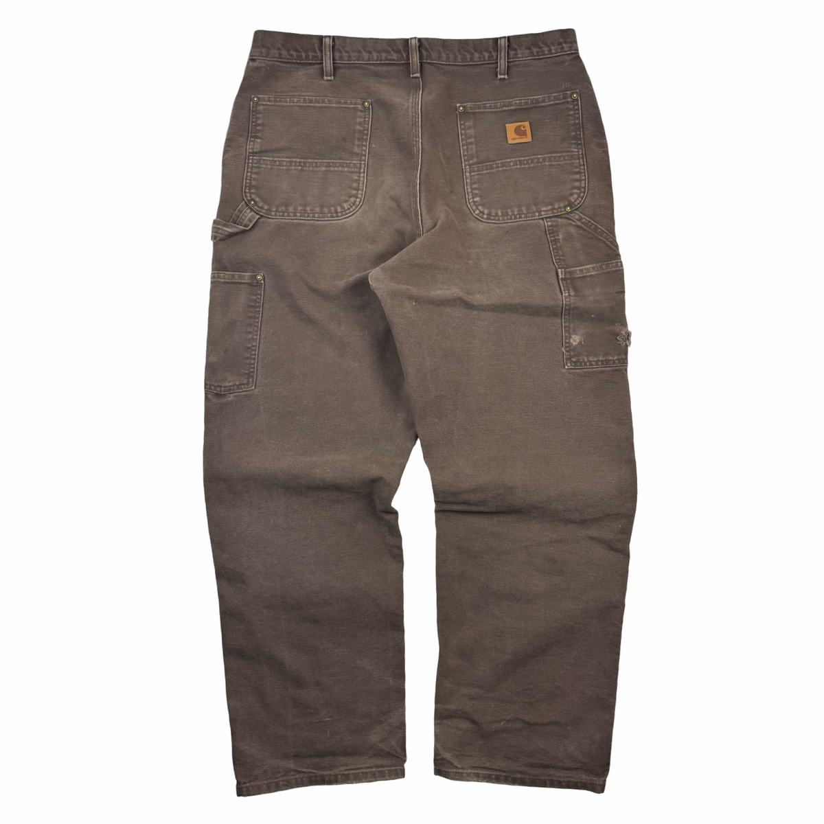 Vintage Carhartt Double Knee Bottoms Faded Chocolate
