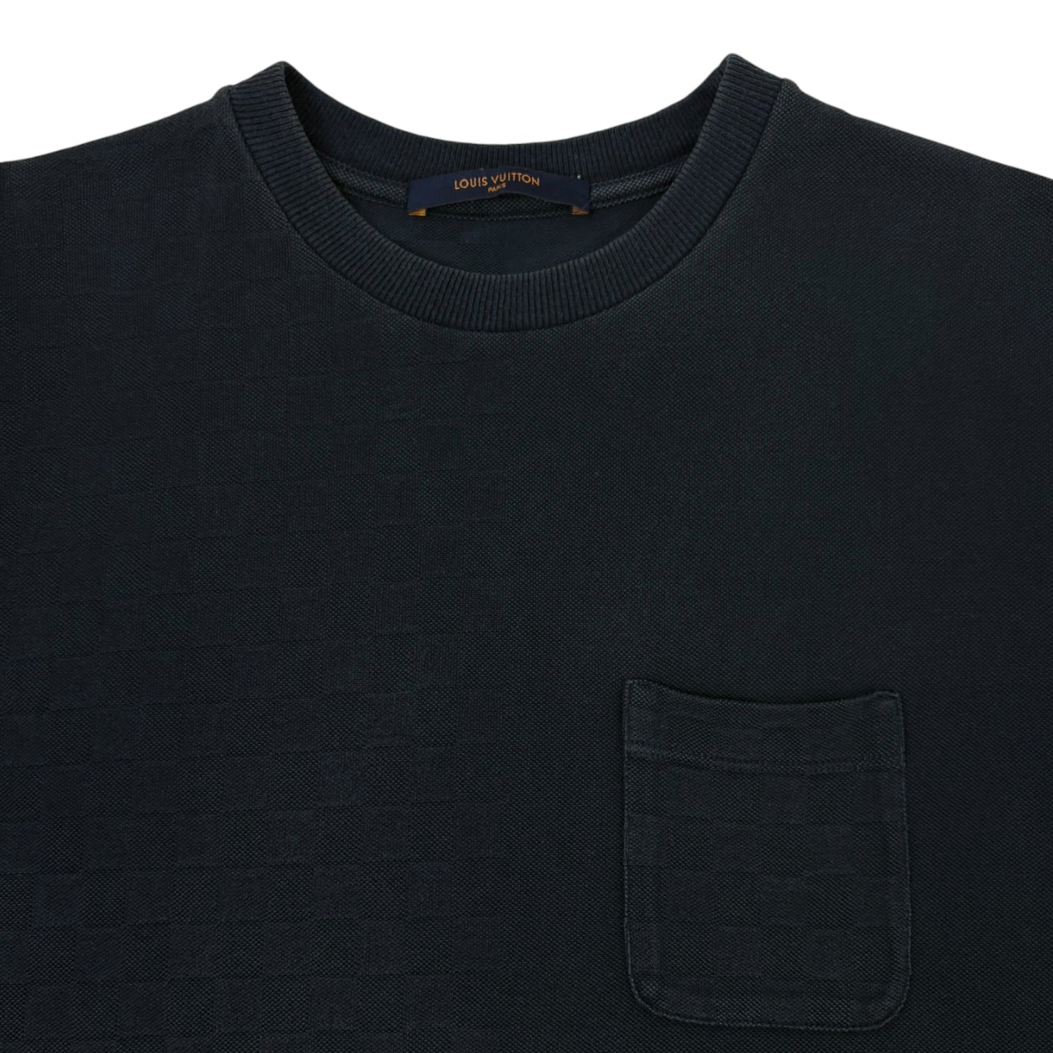 Louis Vuitton Pique Cotton Pocket Tee Navy