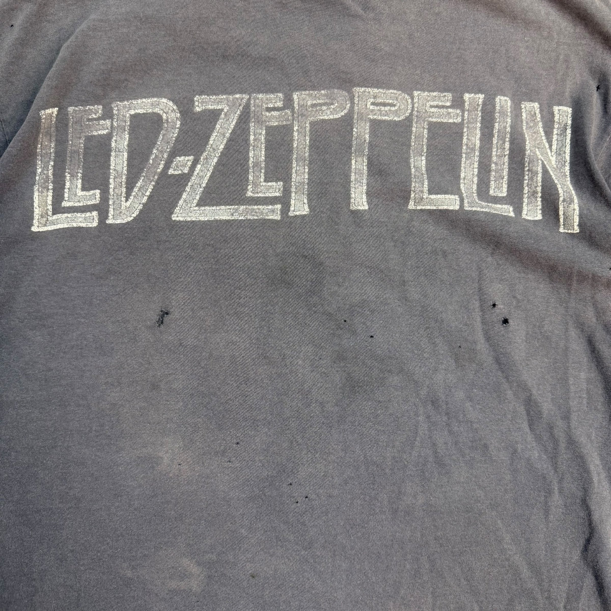 1989 Led Zeppelin Zoso Wizard Tee Faded Grey