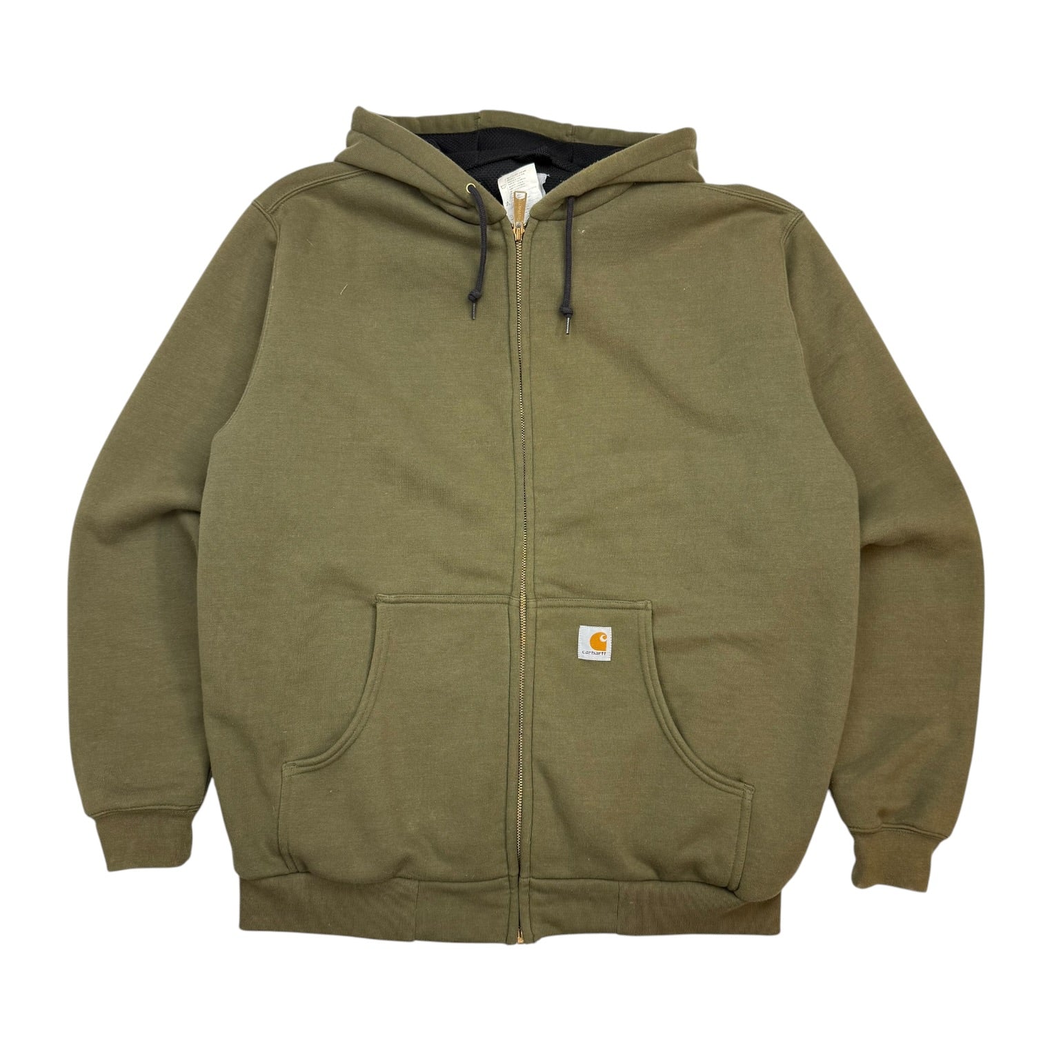 Vintage Carhartt Zip Up Sweater Olive Green