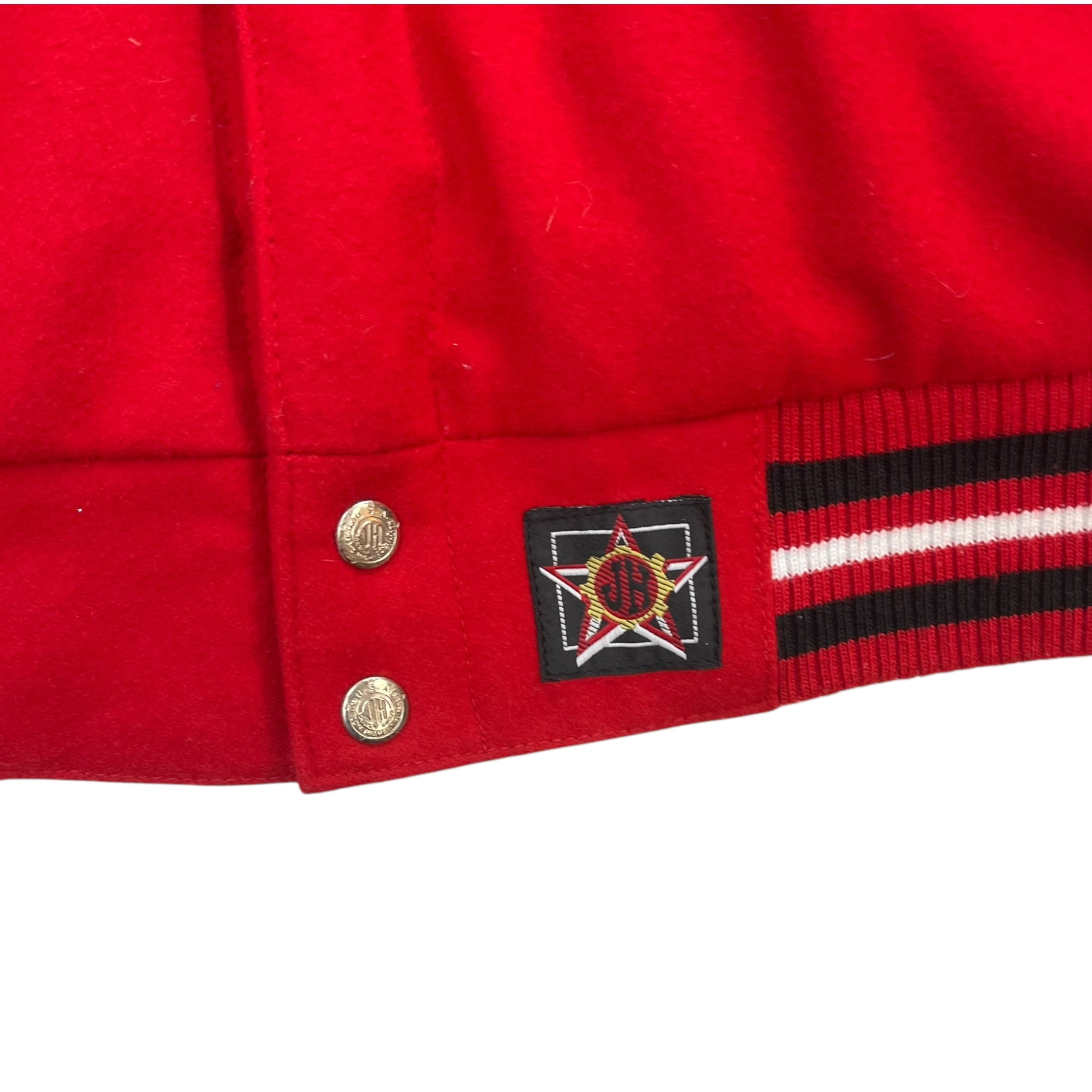 Vintage Jeff Hamilton Cincinnati Reds Jeff Hamilton Varsity Jacket Red