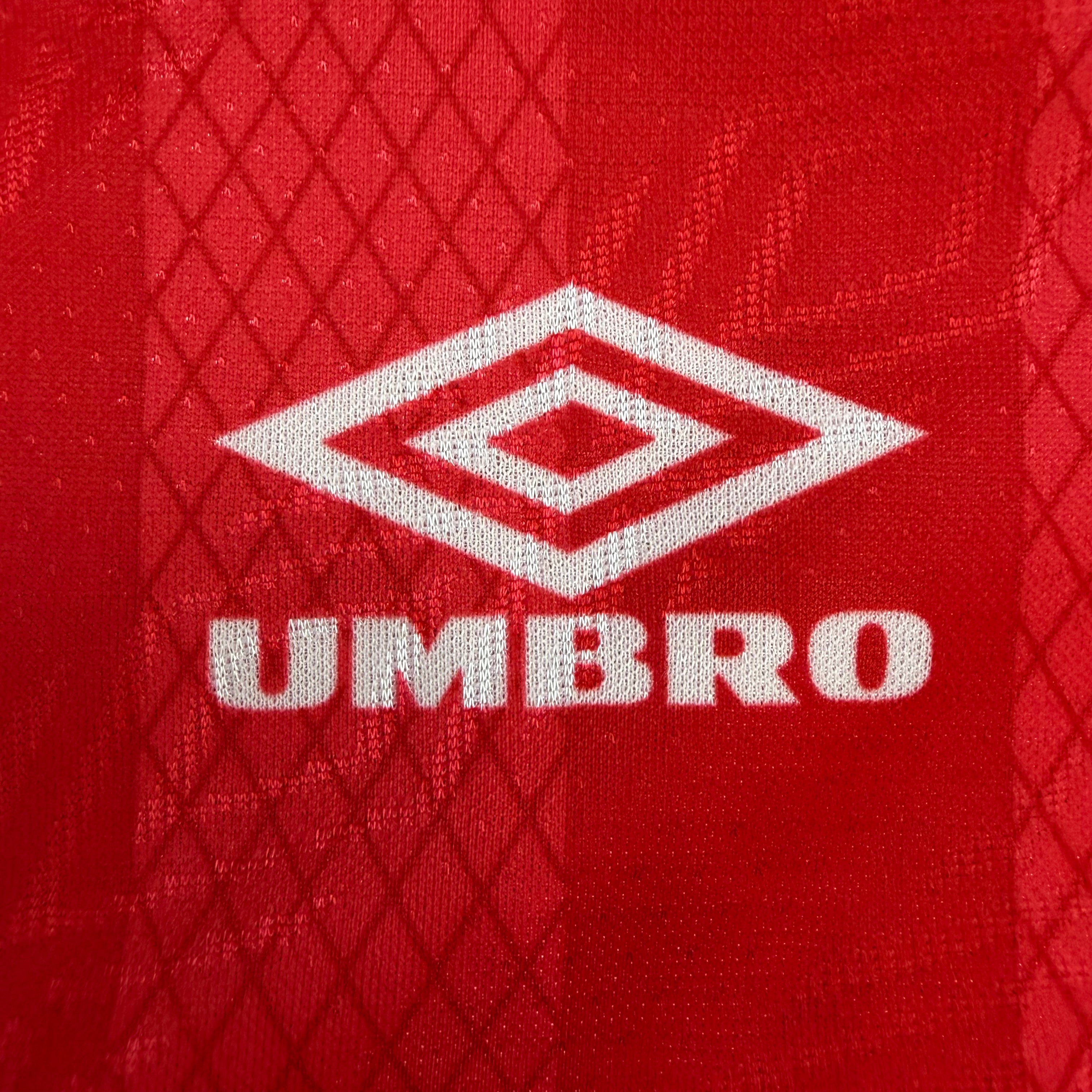 Vintage Umbro 1994-96 Nottingham Home Jersey Red