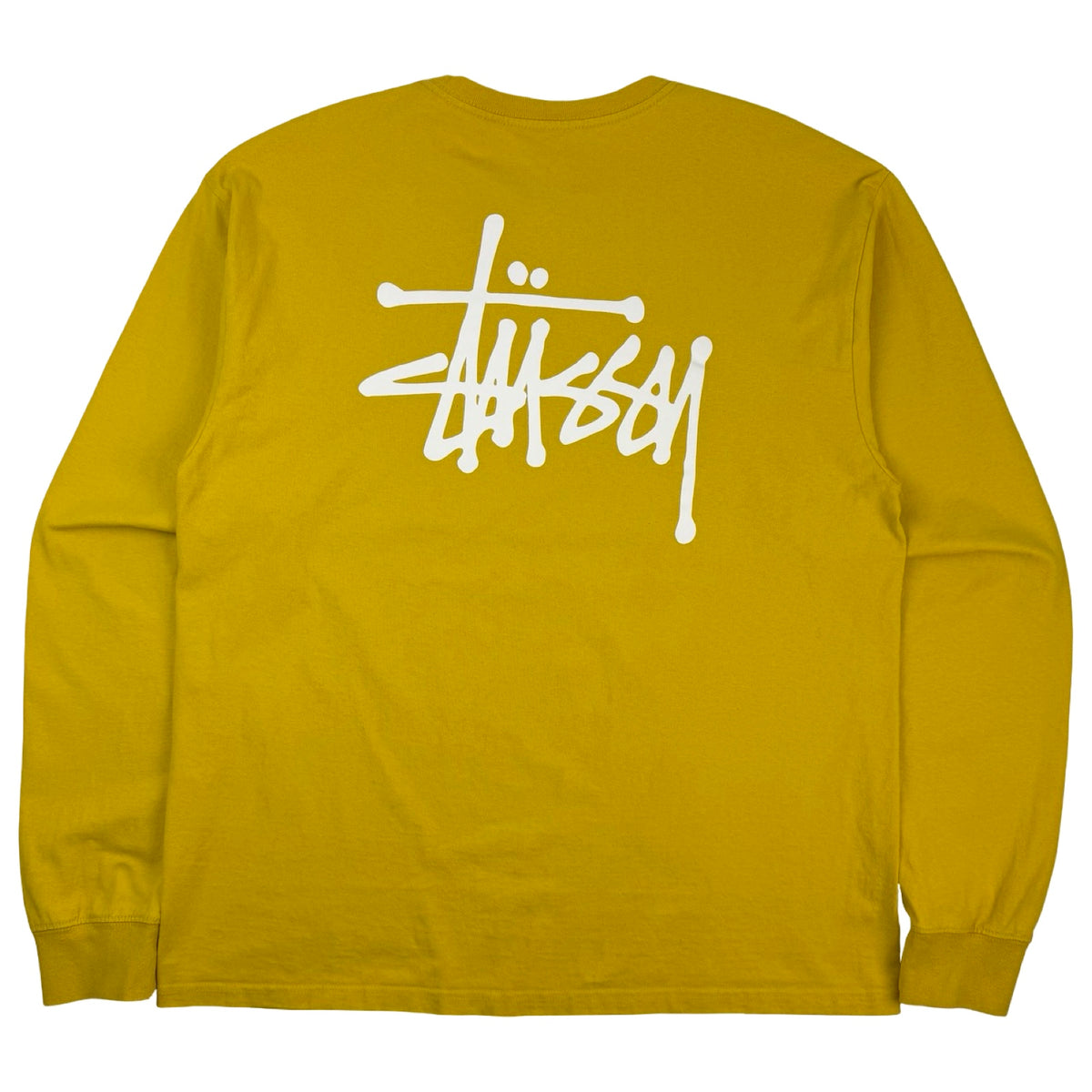 Stüssy Basic L/S T-Shirt Honey Yellow