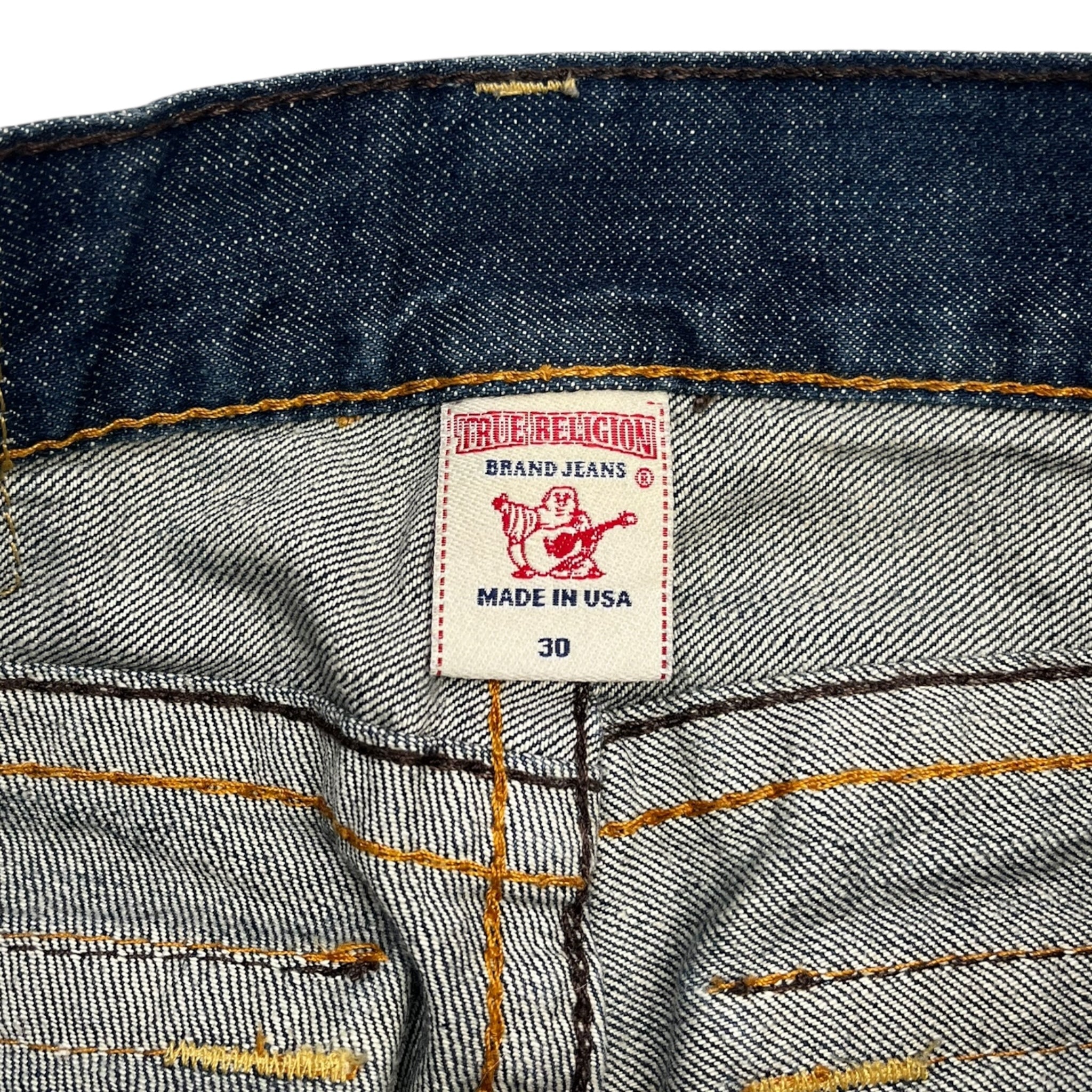 Vintage Y2K True Religion Contrast Stitch Boot Cut Denim
