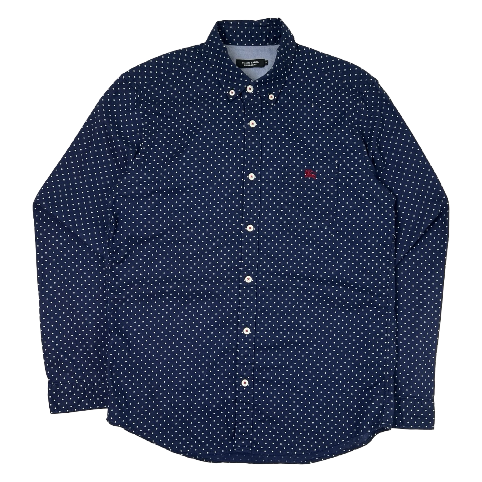 Burberry Black Label Button Up Shirt Navy