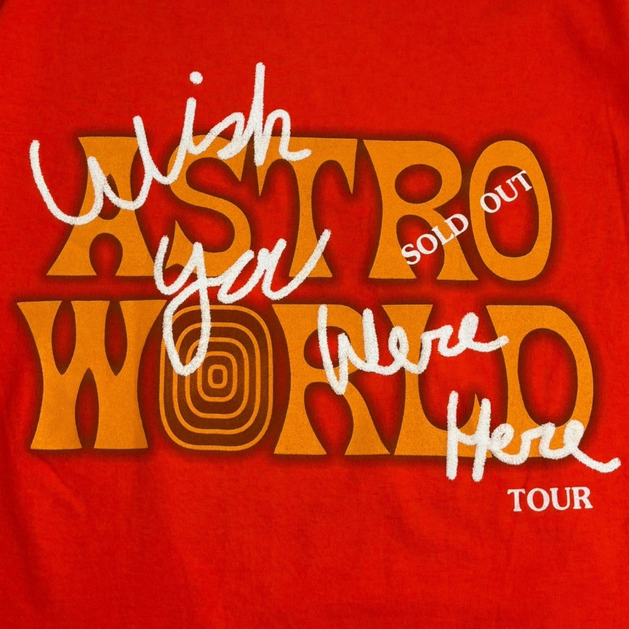Travis Scott Astroworld Houston Exclusive T-Shirt Orange