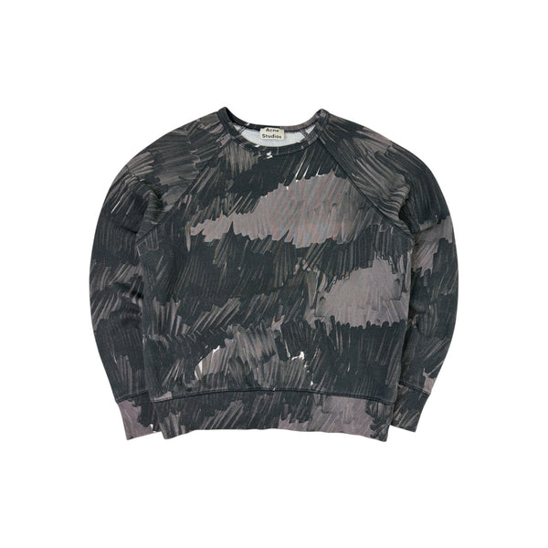 Acne Studios Scribble Crewneck Grey