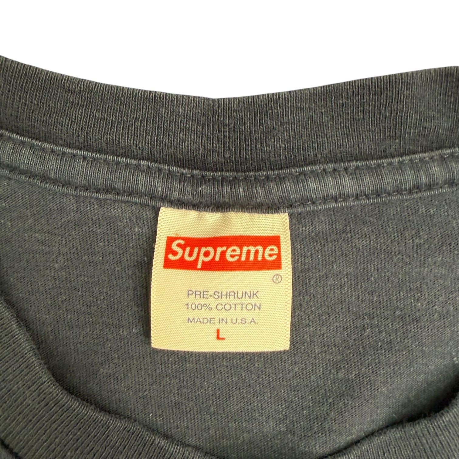 Supreme Tonal Box Logo Tee Navy Blue
