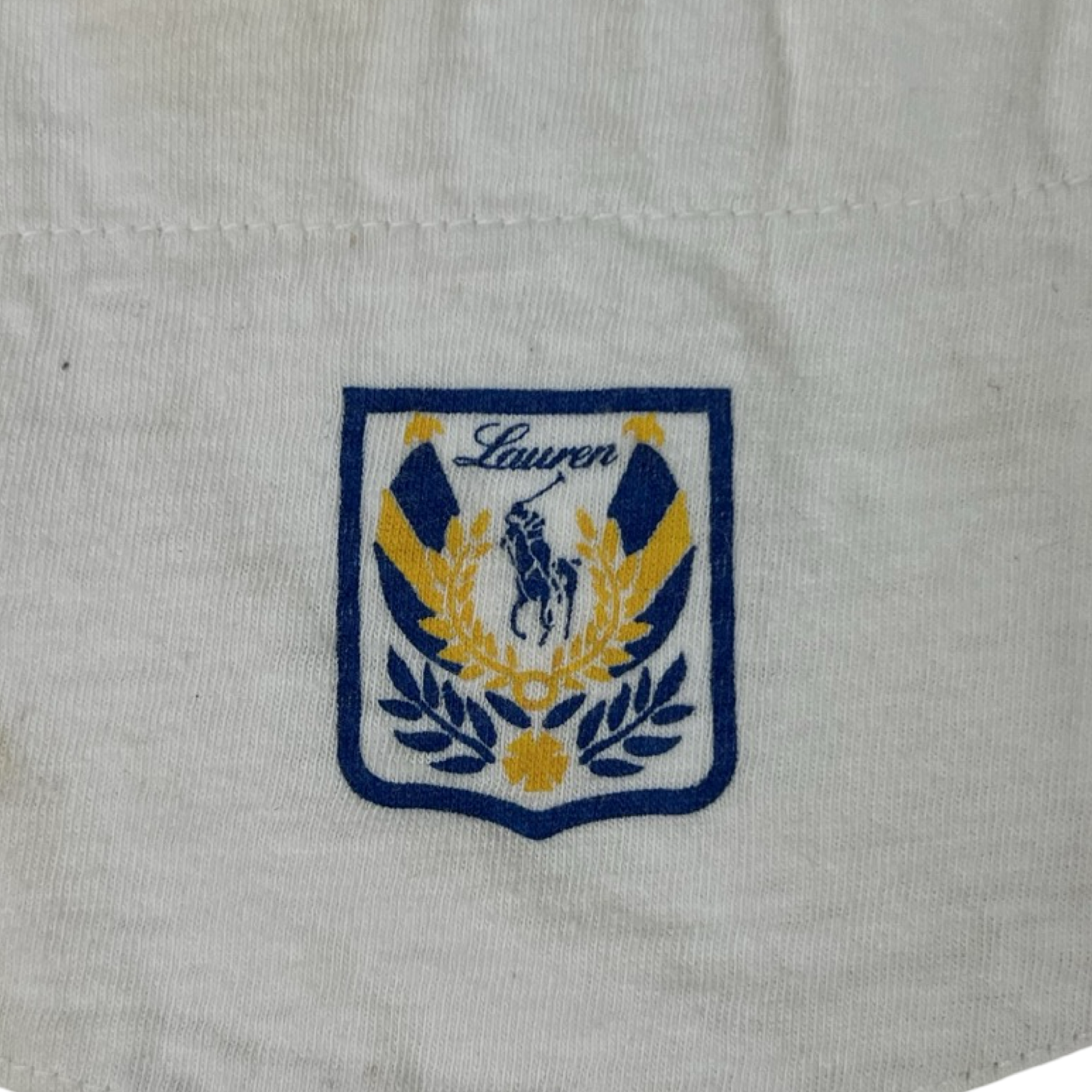 Vintage Polo Ralph Lauren Ringer T-Shirt White