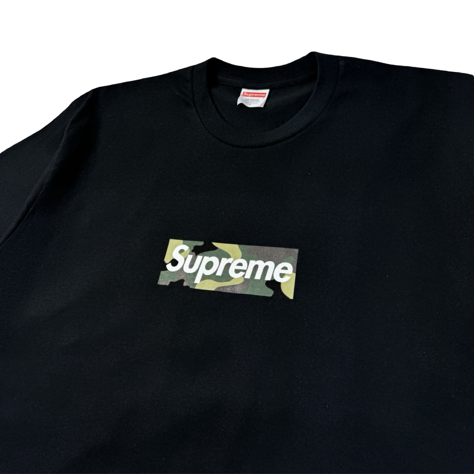 Supreme Camo Box Logo Tee (FW23) Black