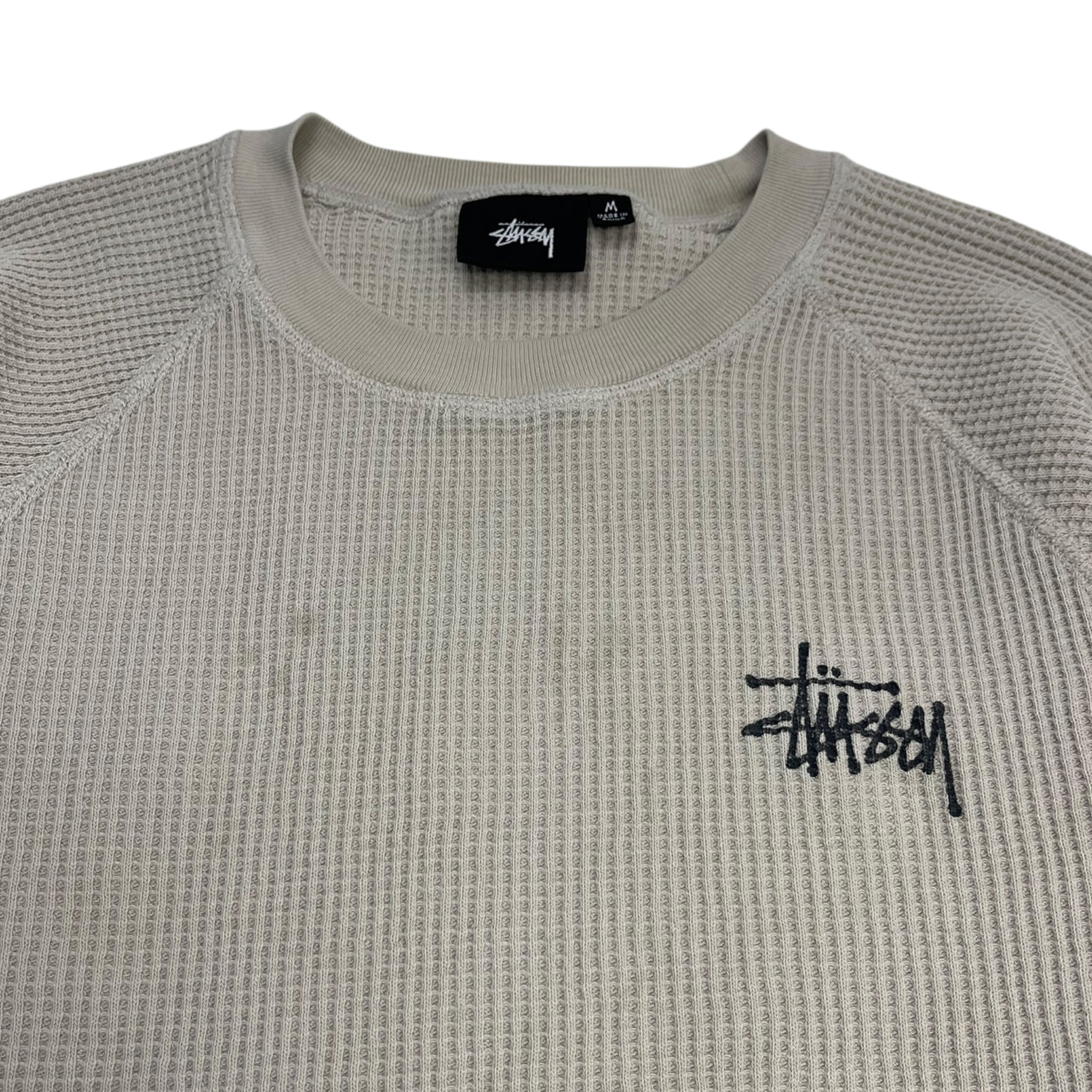 Stüssy Raglan Thermal Long-Sleeve Crew
