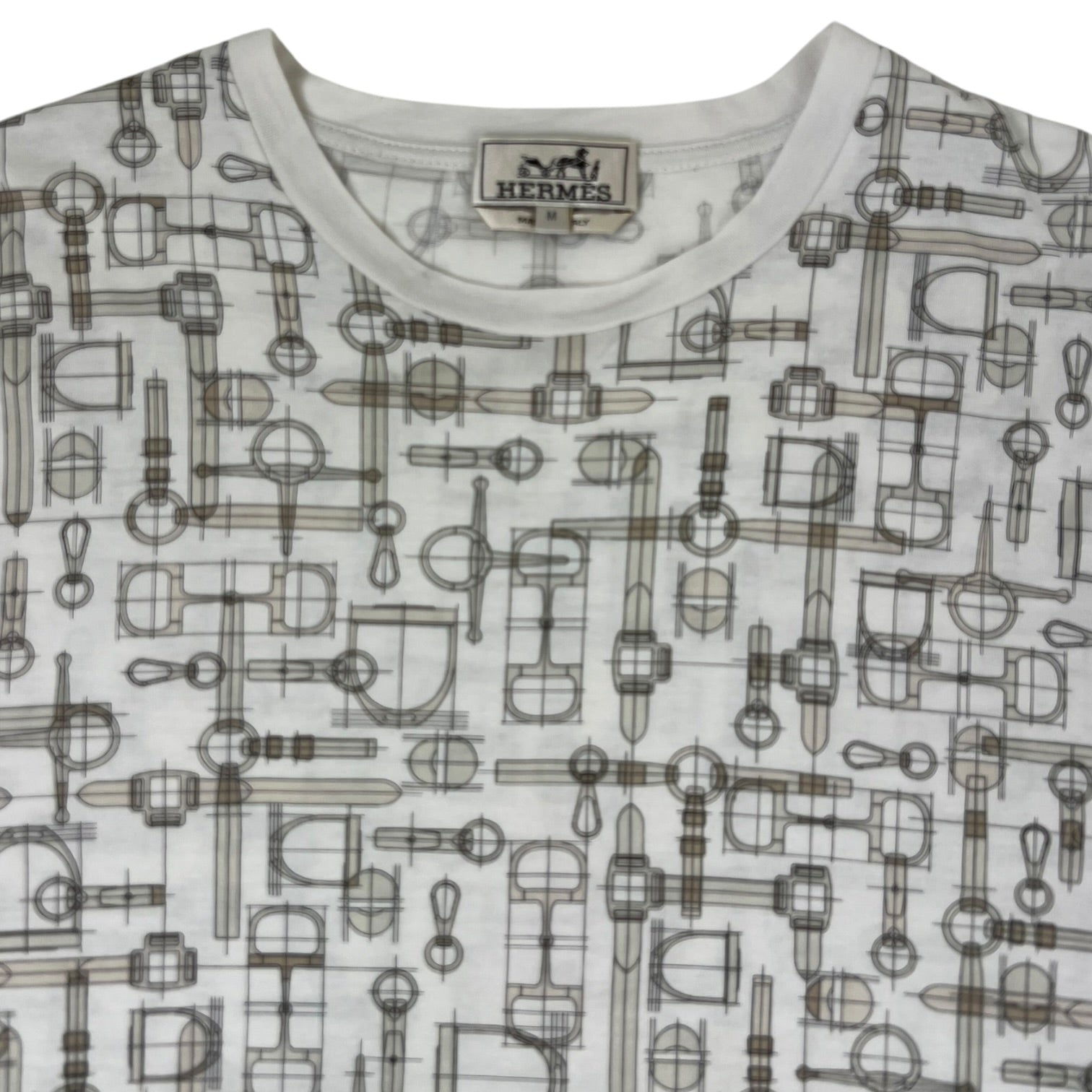 Hermès “Labyrinthe Equestre” Crewneck T-Shirt