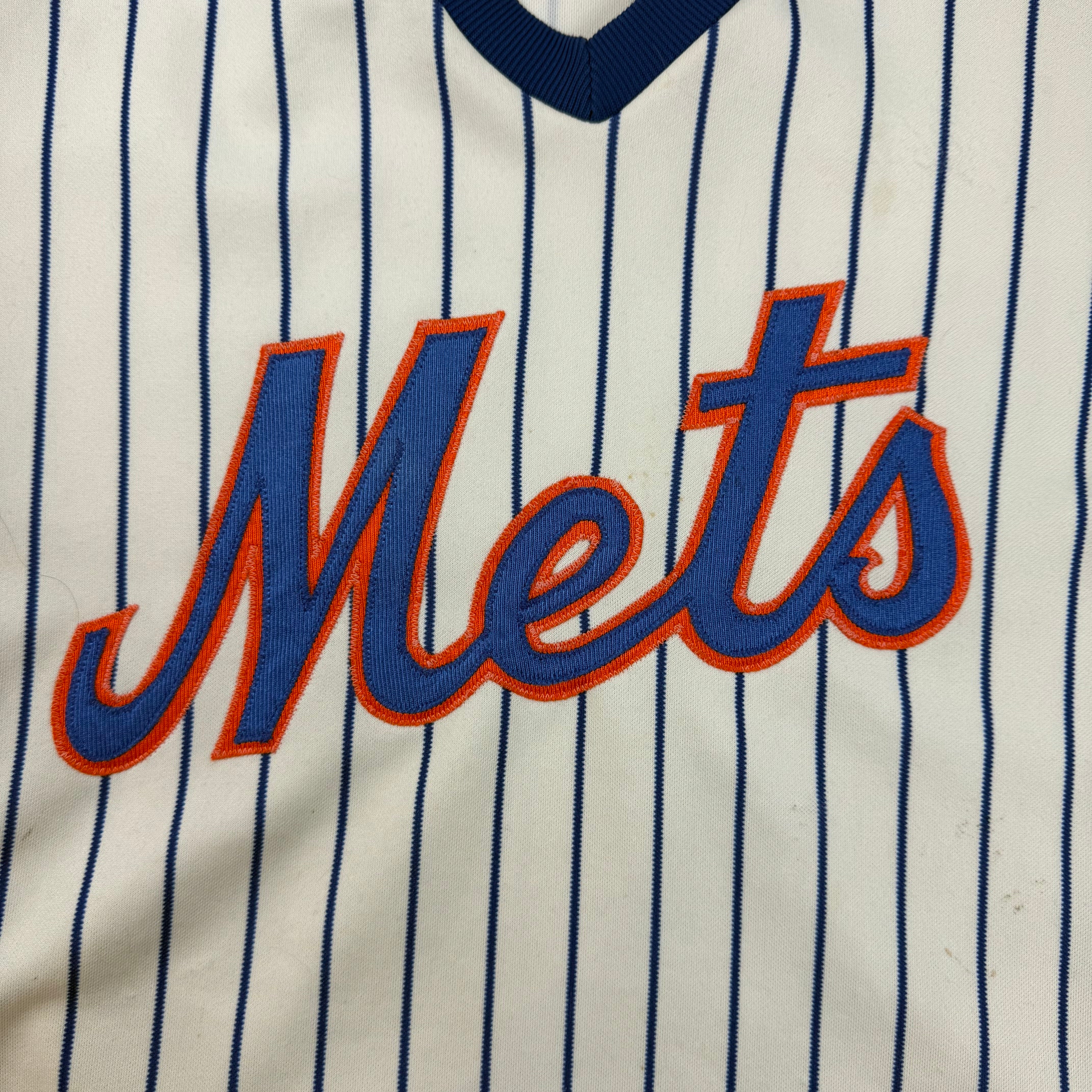 Vintage New York Mets Pinstripe Jersey White