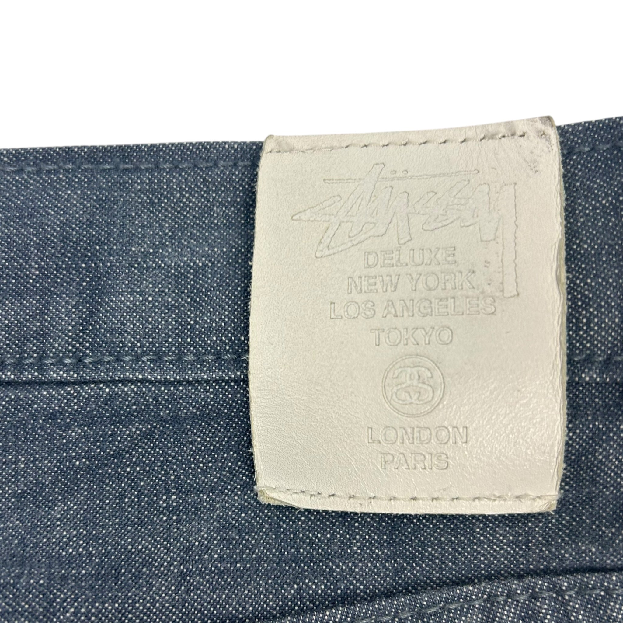 Stussy Grey Wash Cotton Denim Pants