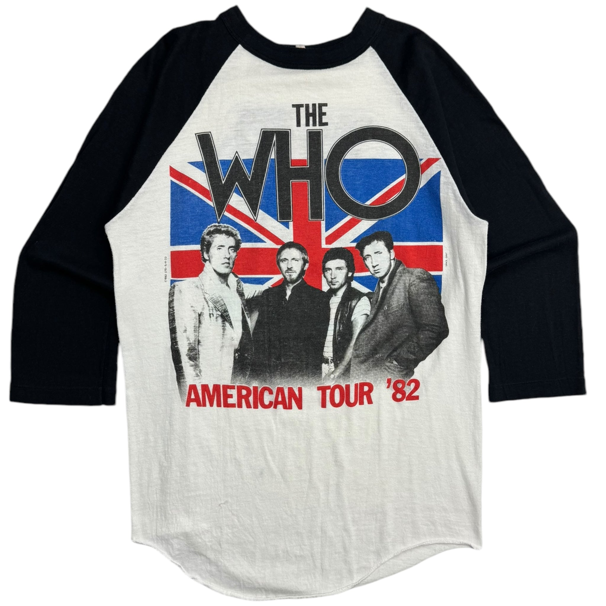 1982 The Who American Tour Raglan T-Shirt