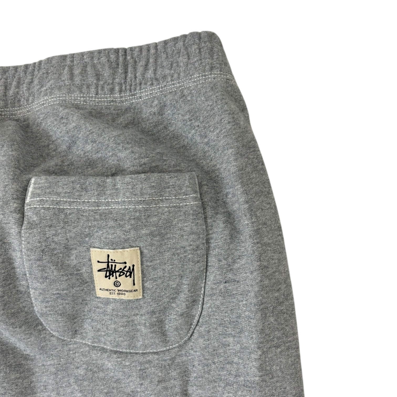 Stussy Contrast Stitch Label Sweatpant Grey