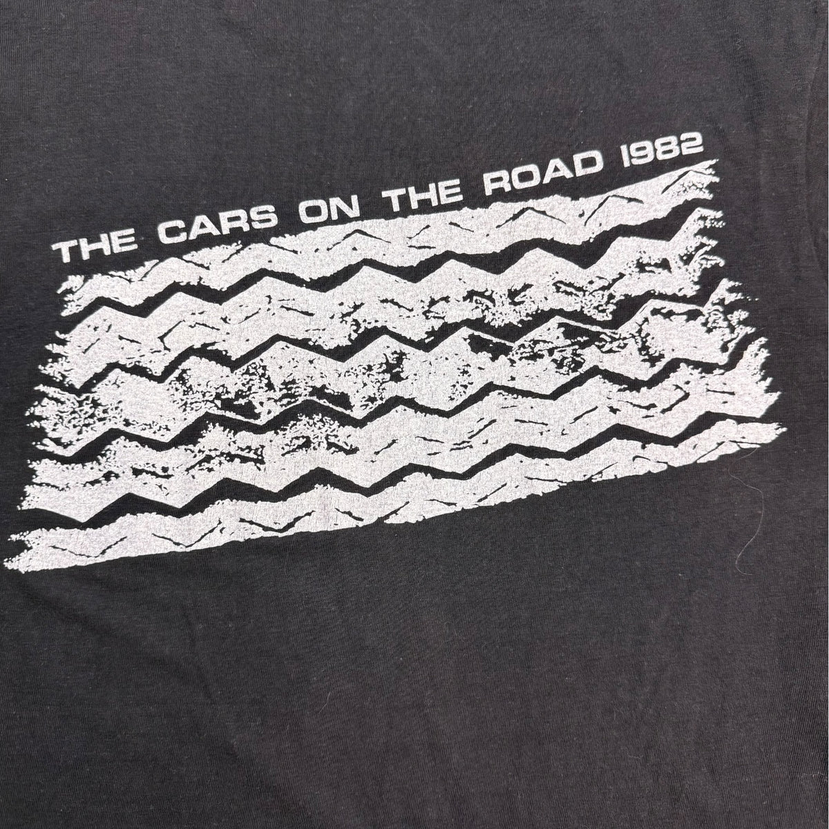 1982 The Cars On The Road Tee Black