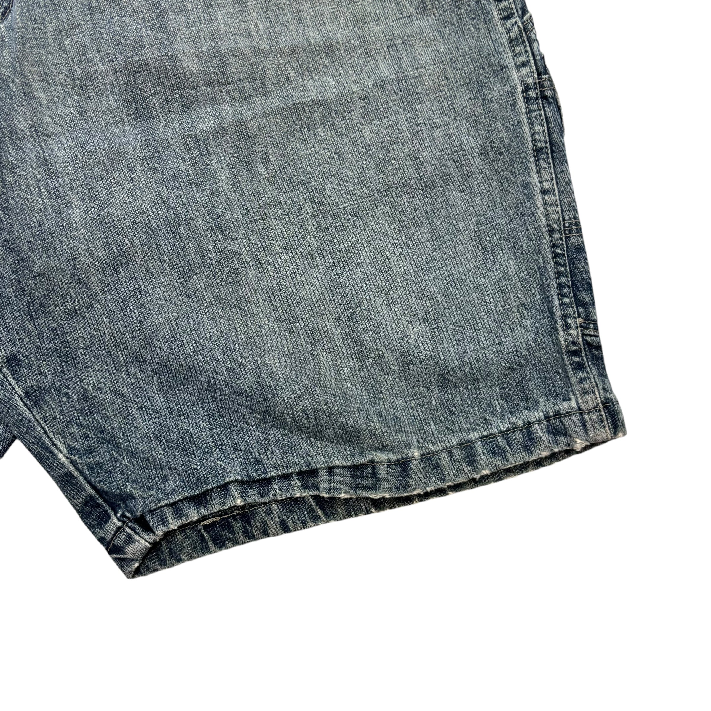 Vintage Wrangler Cargo Denim Shorts Dark Wash