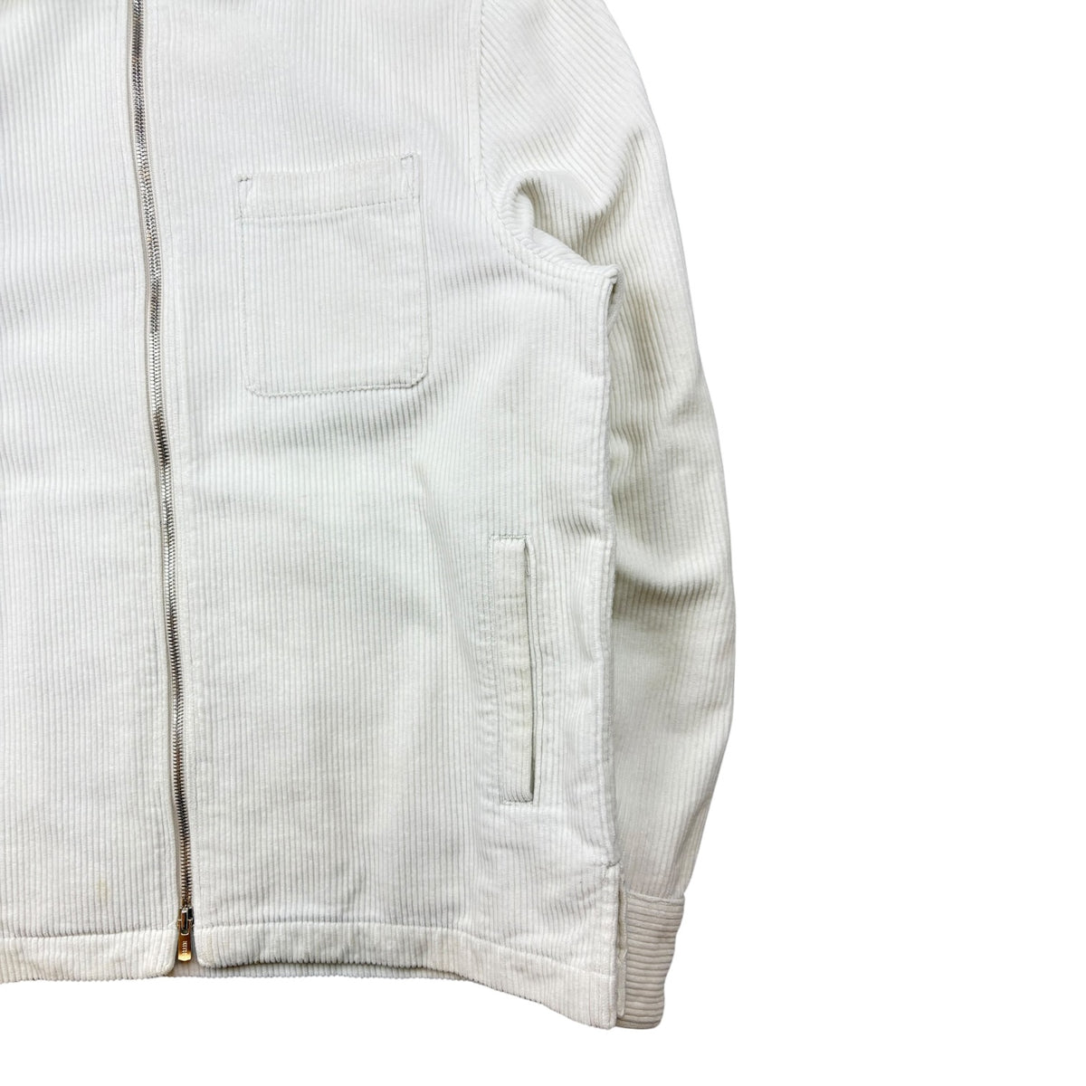 Kith Corduroy Ginza Zip Up Jacket White