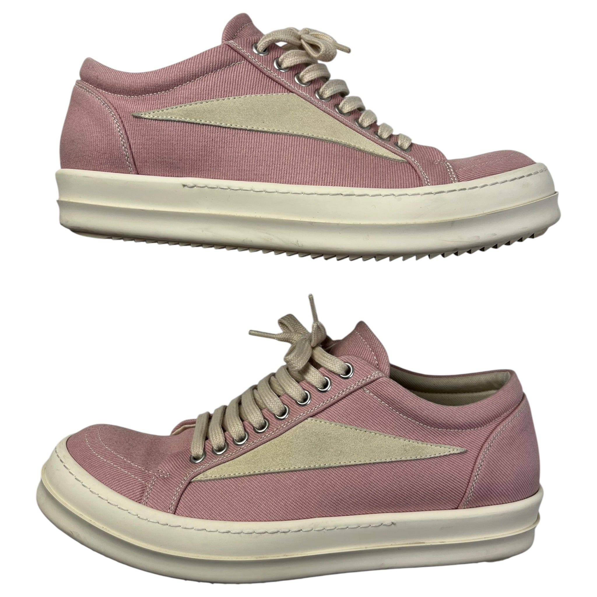 Rick Owens DRKSHDW EDFU Vintage Sneakers Faded Pnk Pearl Milk (Used)