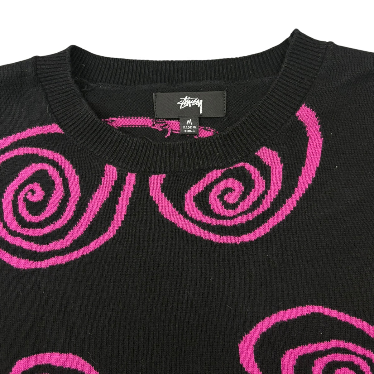 Stussy Hand Drawn S Sweater Black