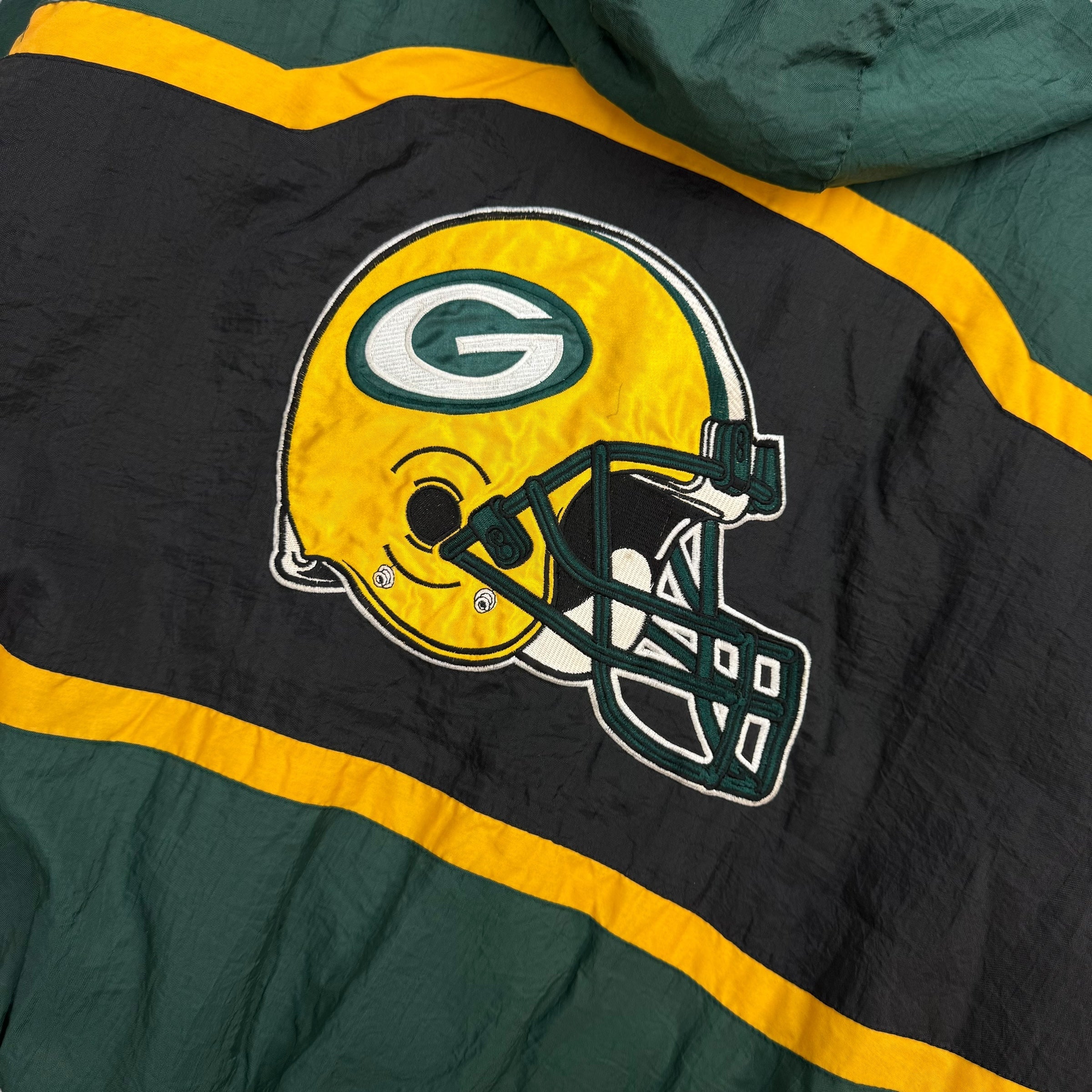 Vintage Logo Athletics Green Bay Packers Jacket Green/Yellow