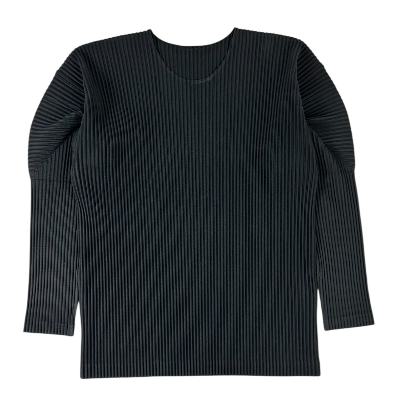 Issey Miyake Homme Plissé Pleated Longsleeve Shirt