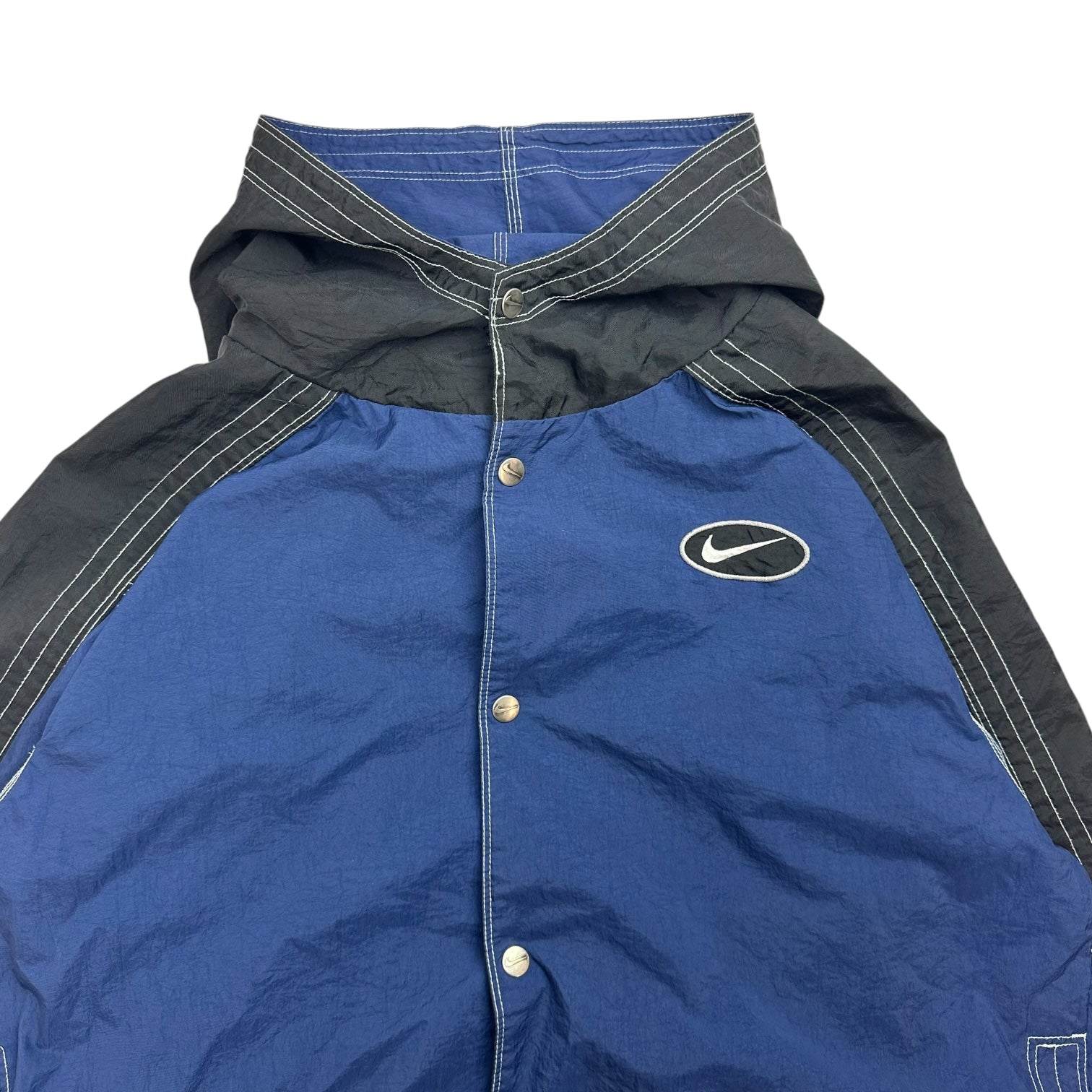 Vintage Nike Two Tone Windbreaker Blue/Black