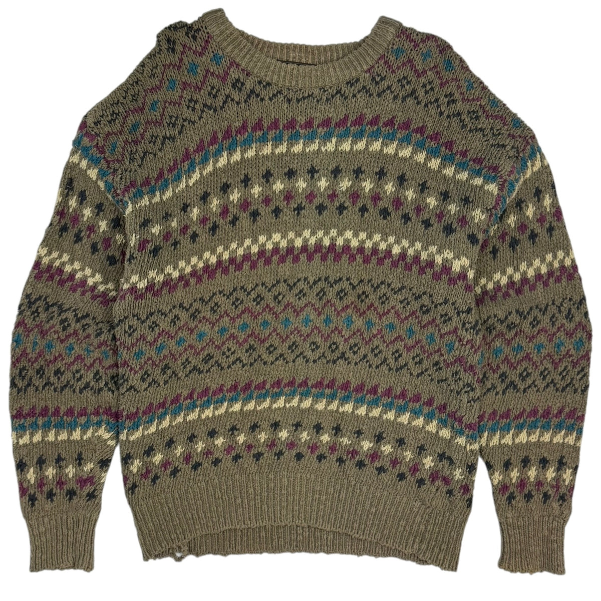 Vintage Eddie Bauer Knit Sweater Green