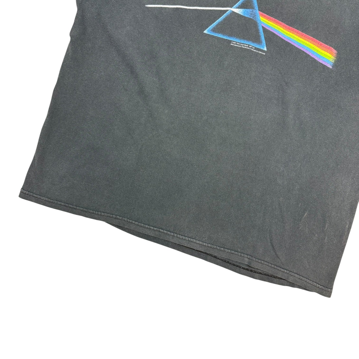 2001 Pink Floyd Dark Side Of The Moon Tee Faded Black