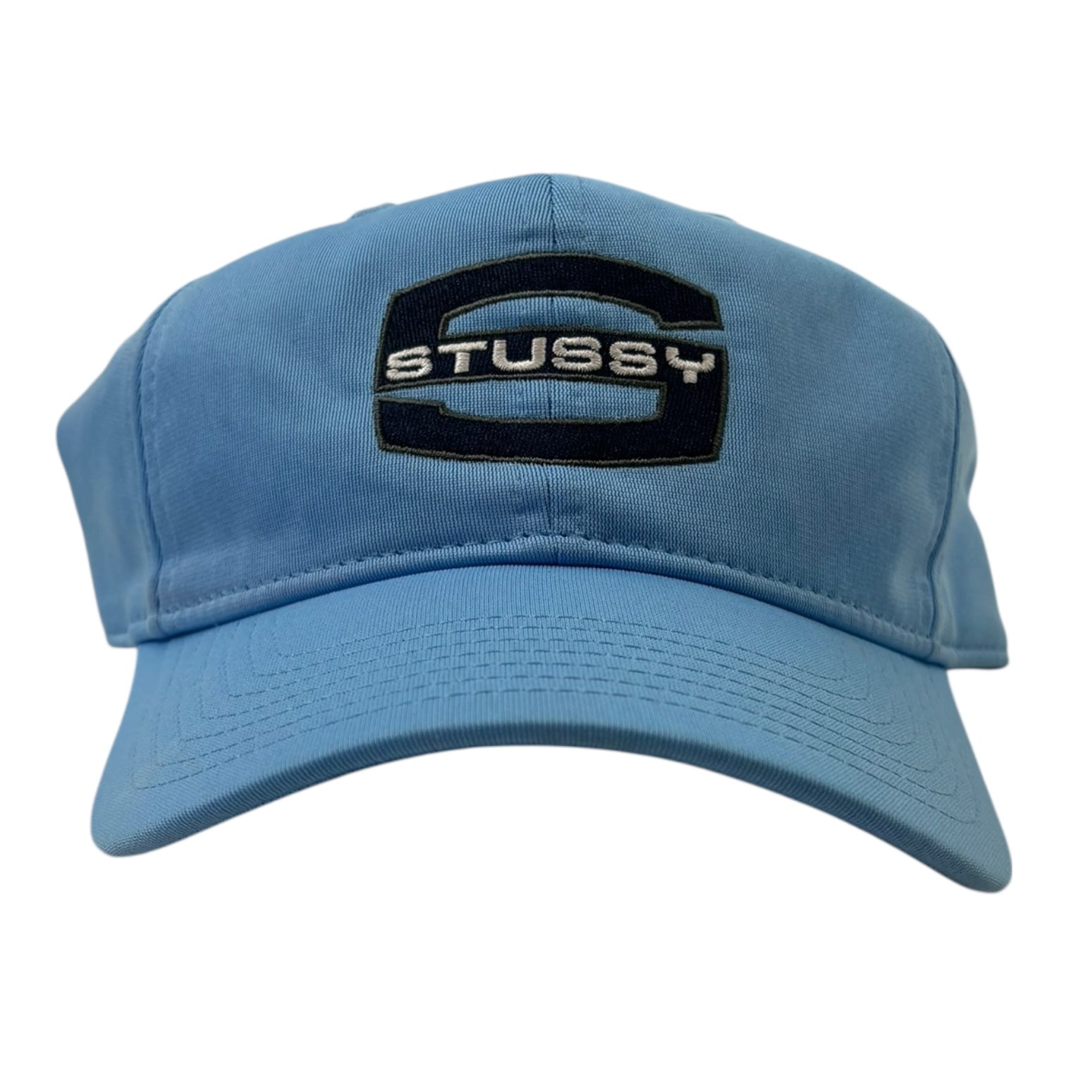 Stussy Mid-Depth Large S SnapBack Hat Sky Blue