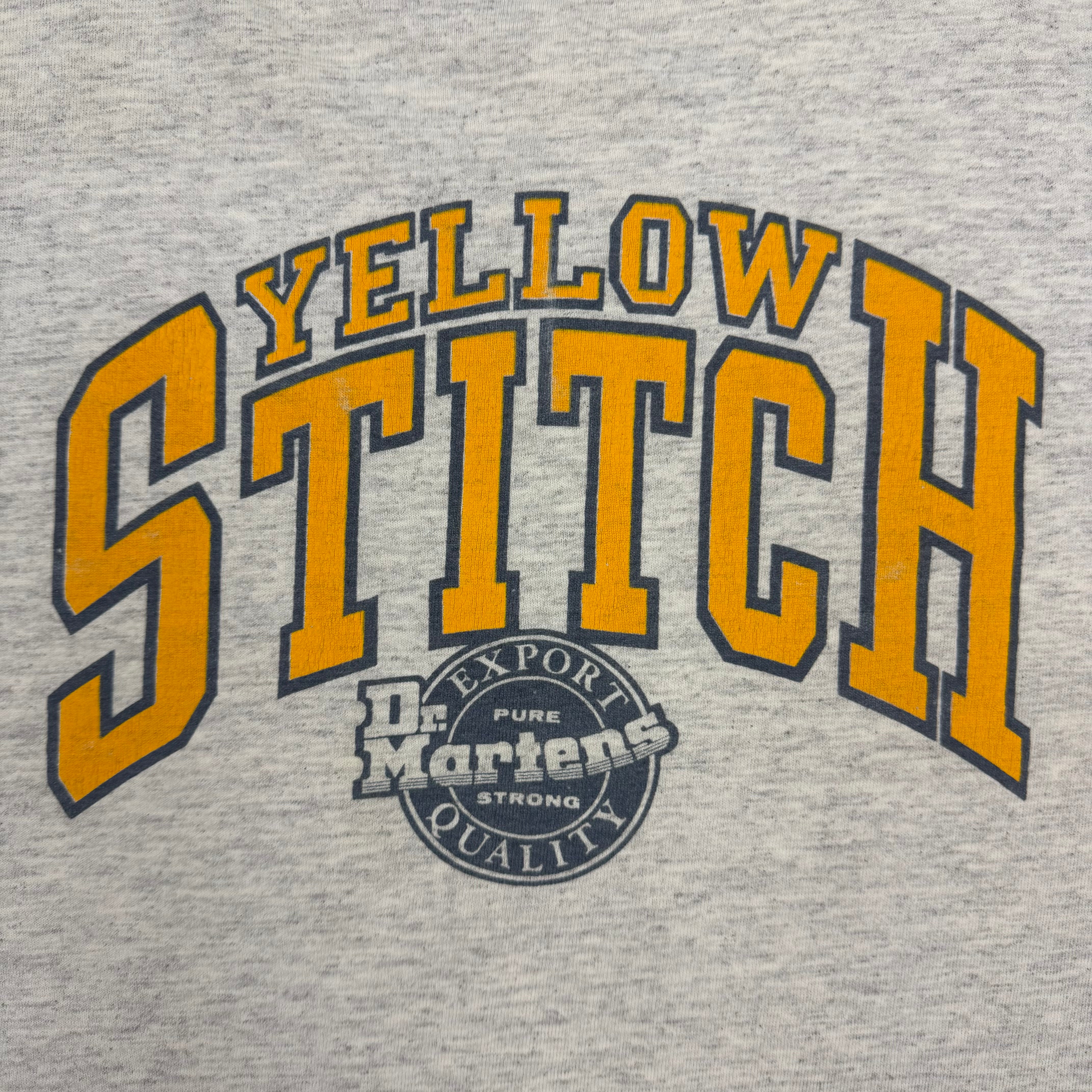 Vintage Dr. Martens Yellow Stitch Tee Grey
