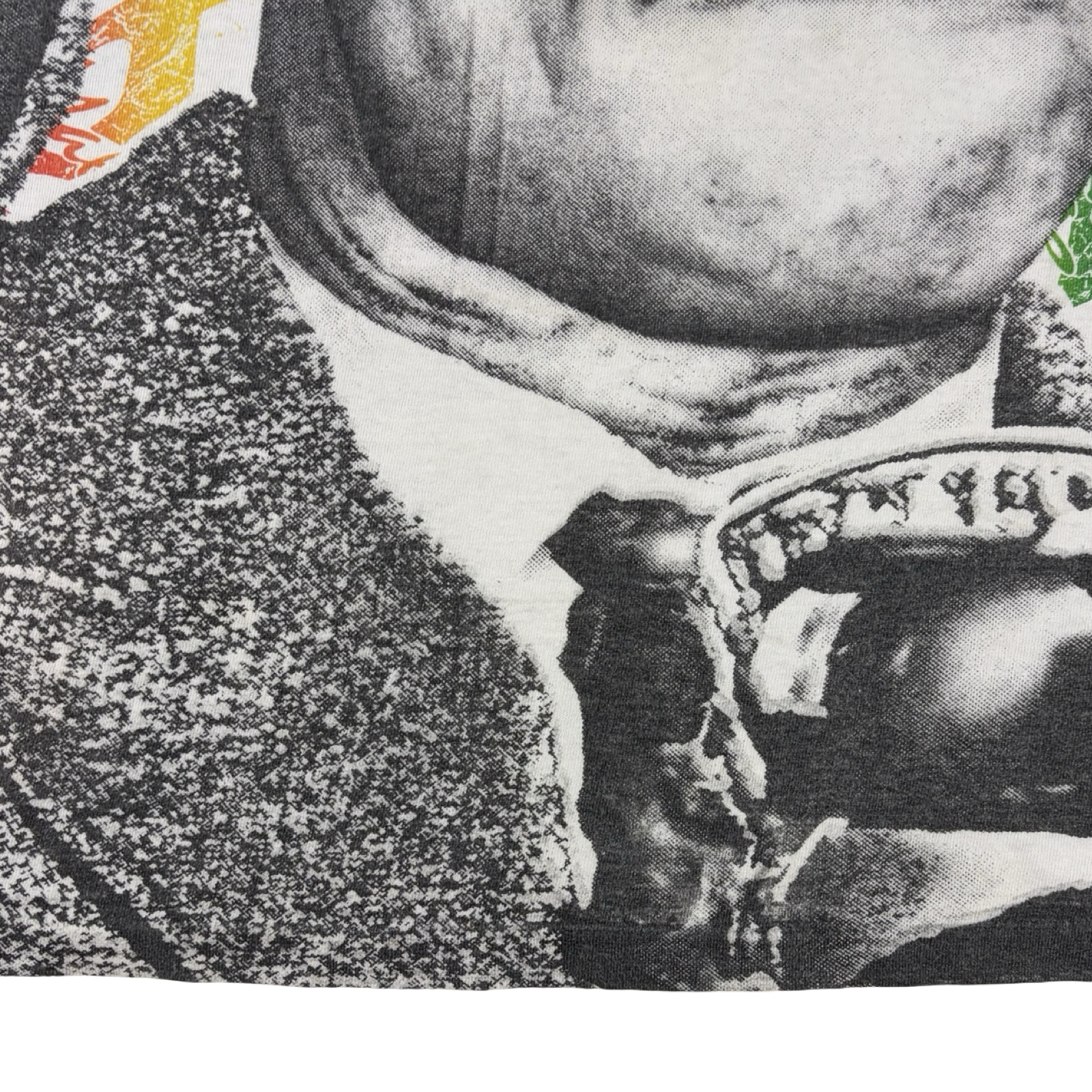 Vintage 1990s Malcom X All over Print T-Shirt